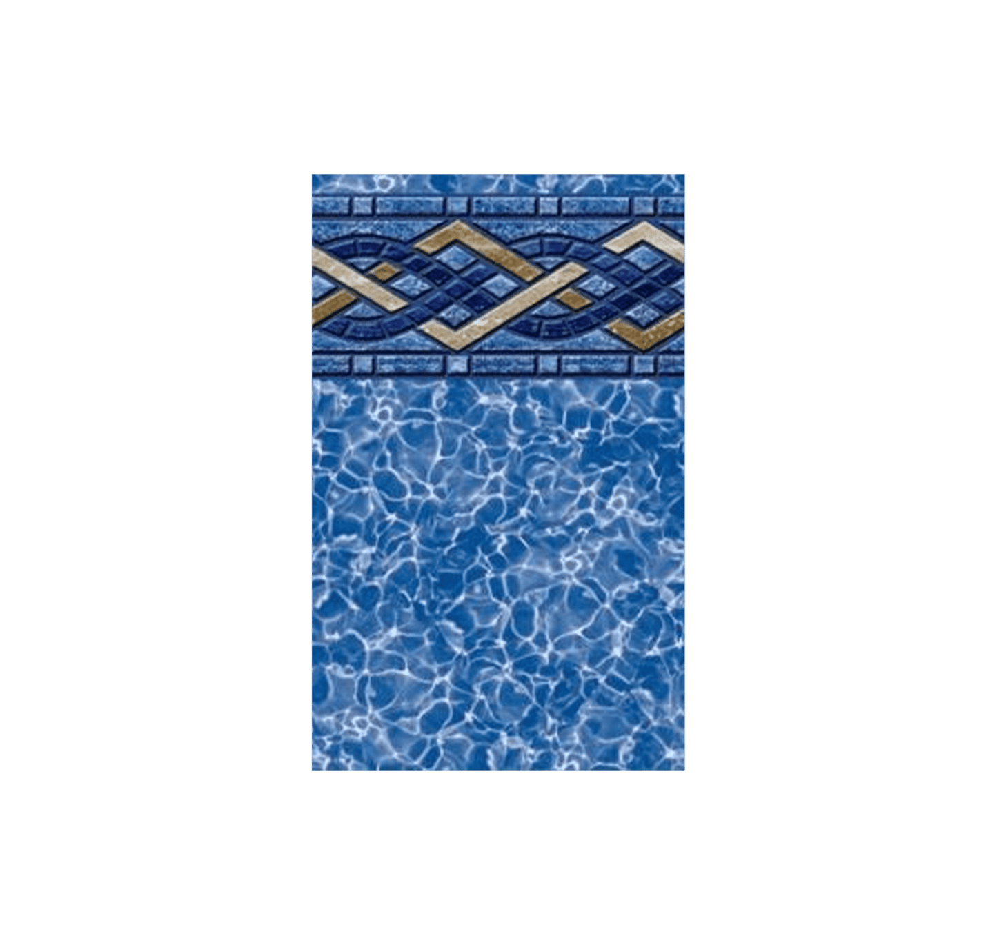 15' X 24' Oval Brighton Prism, EZ Bead (J - Bead) Above Ground Liner - interpools