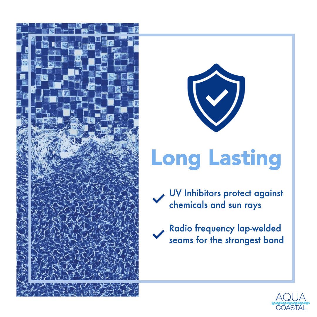 15' x 30' Oval Bali, Unibead Above Ground Liner, 52" Wall - interpools