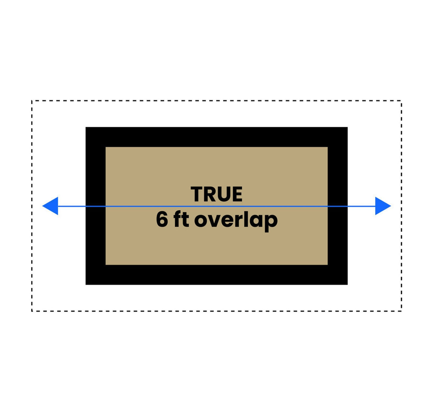 16'x32' Premium Tan Rectangular Winter In - Ground Pool Cover - interpools