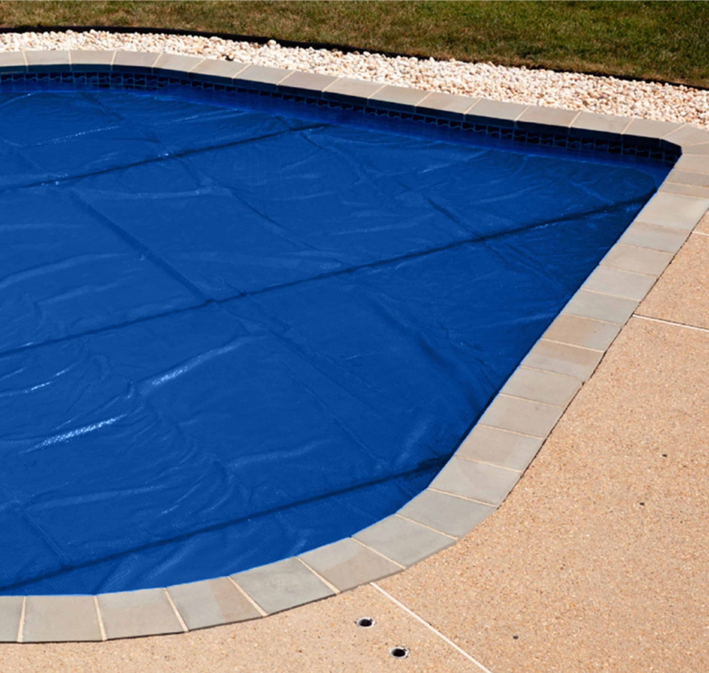 18' x 33' Oval Exclusive Space Age Solar Blanket - interpools