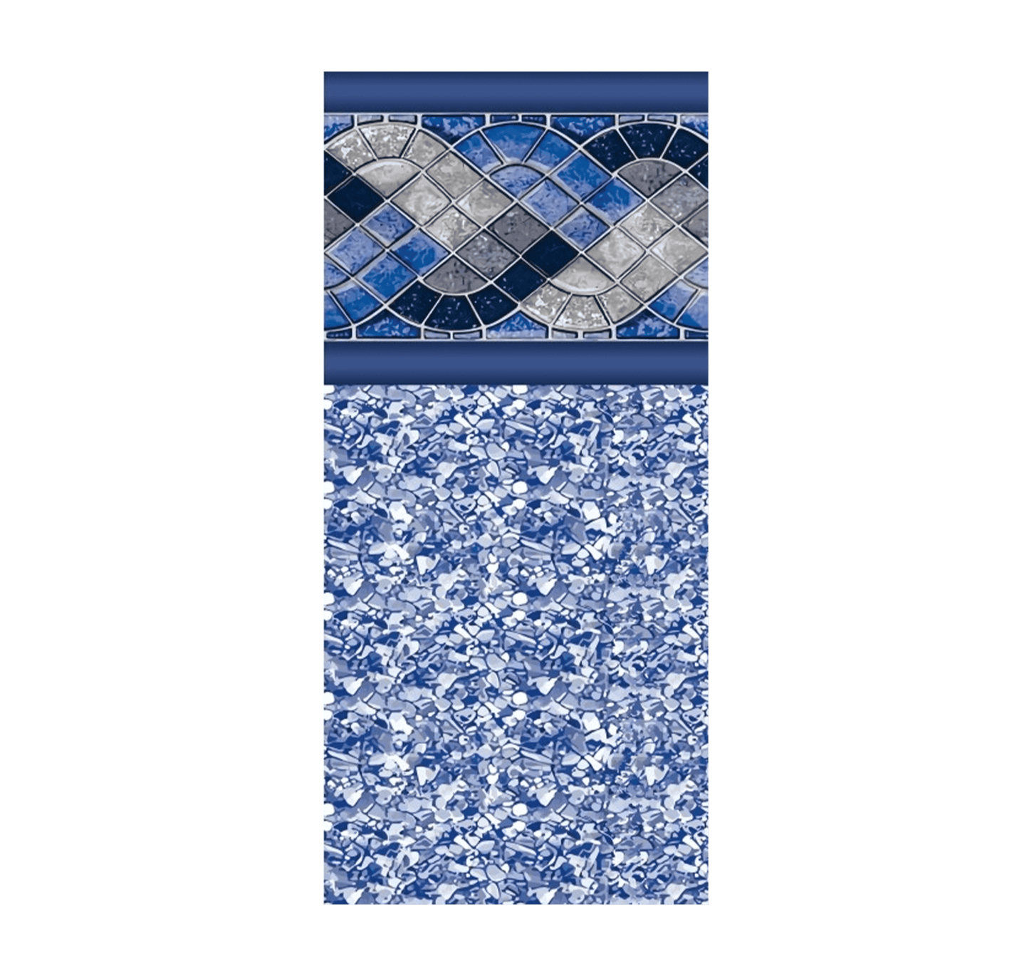 21' Round Panama, Unibead Above Ground Liner, 52" Wall - interpools