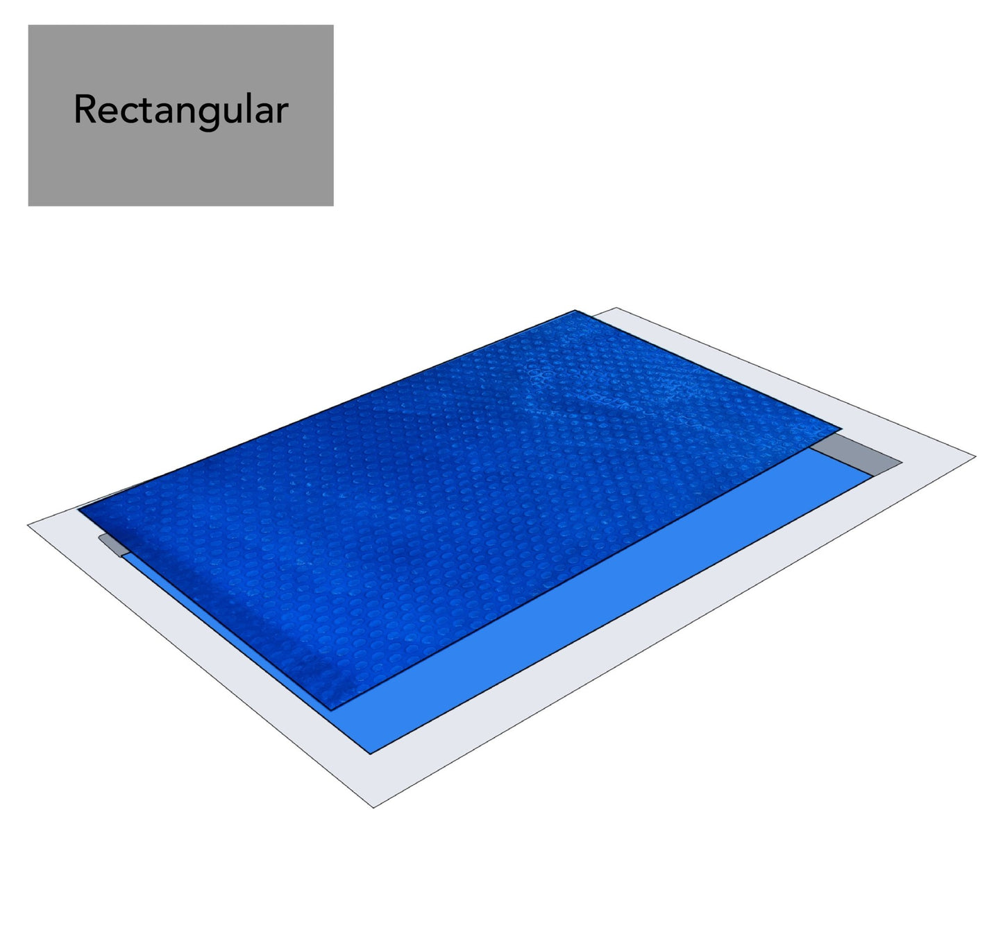 24' x 44' Rectangle Exclusive Space Age Solar Blanket - interpools