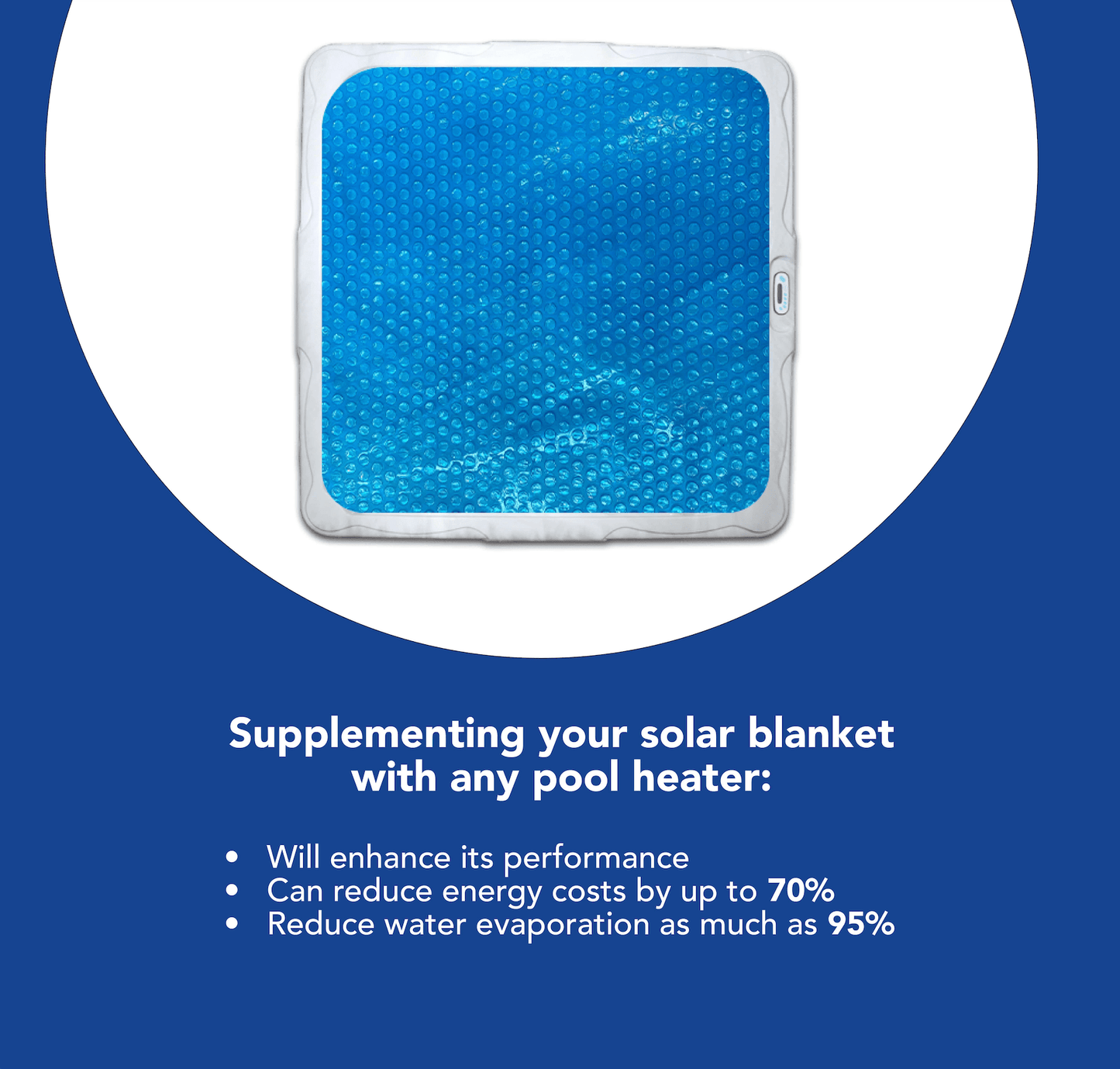 8' x 8' Solar Blanket, for Spa - interpools
