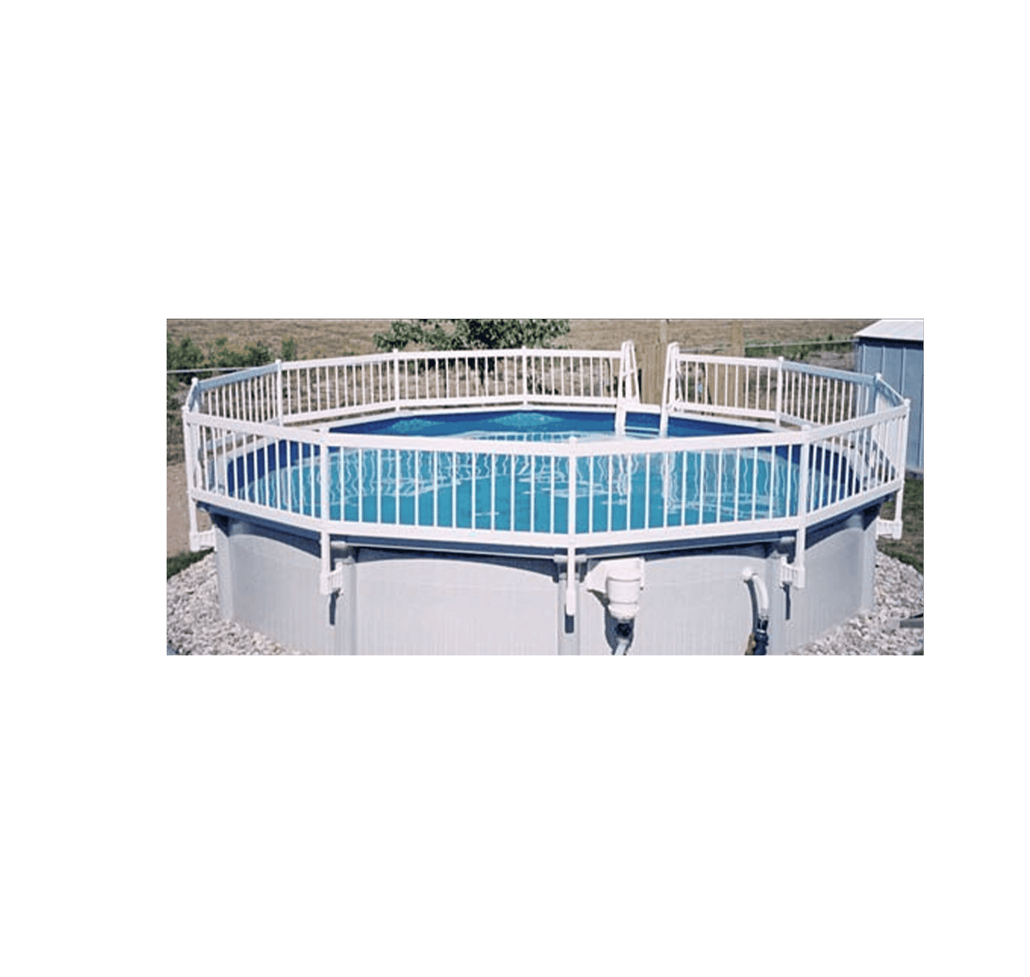 Add On Kit C - 2 Sections Above Ground Pool Fence - interpools
