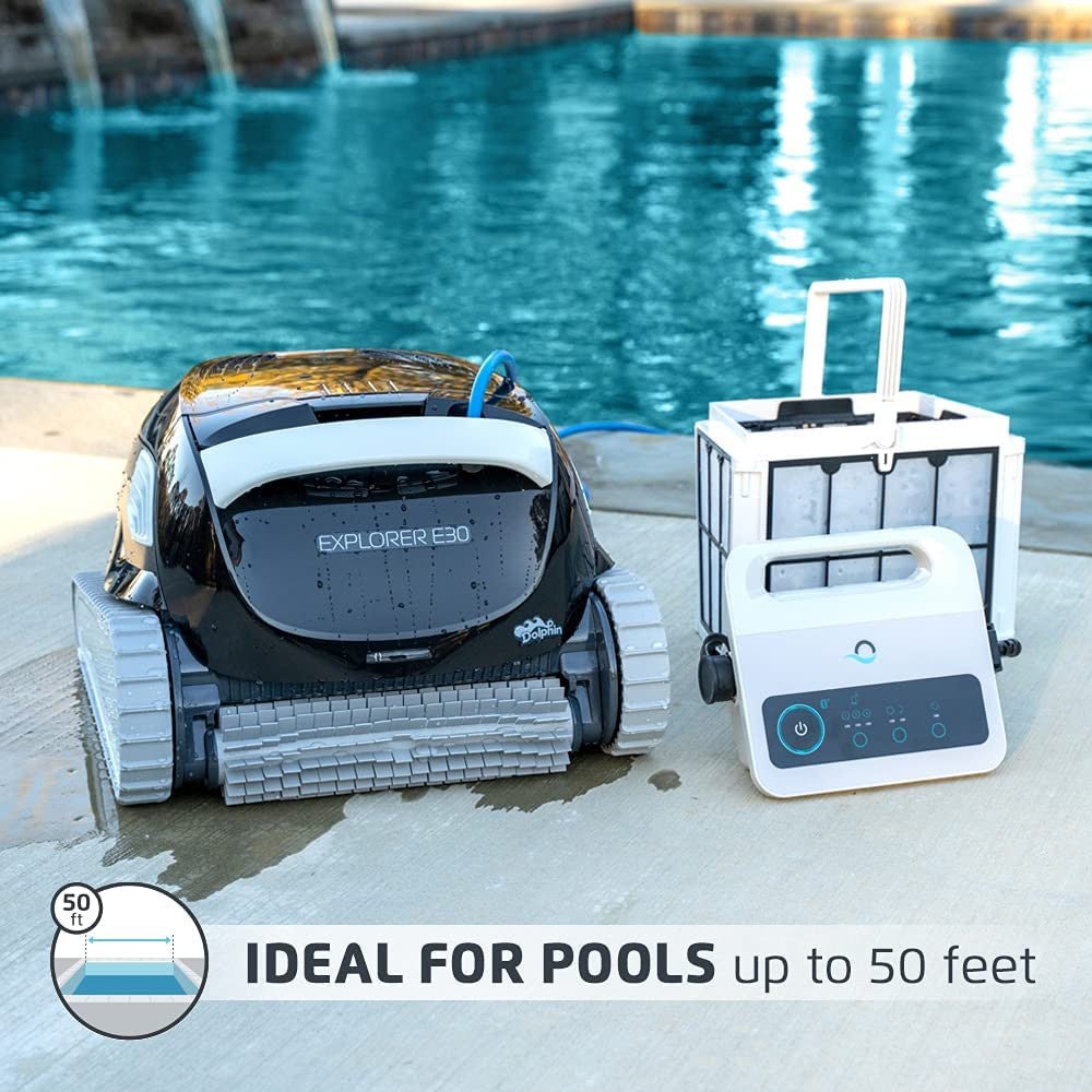Dolphin E30 Robotic Pool Cleaner (with WiFi) - interpools