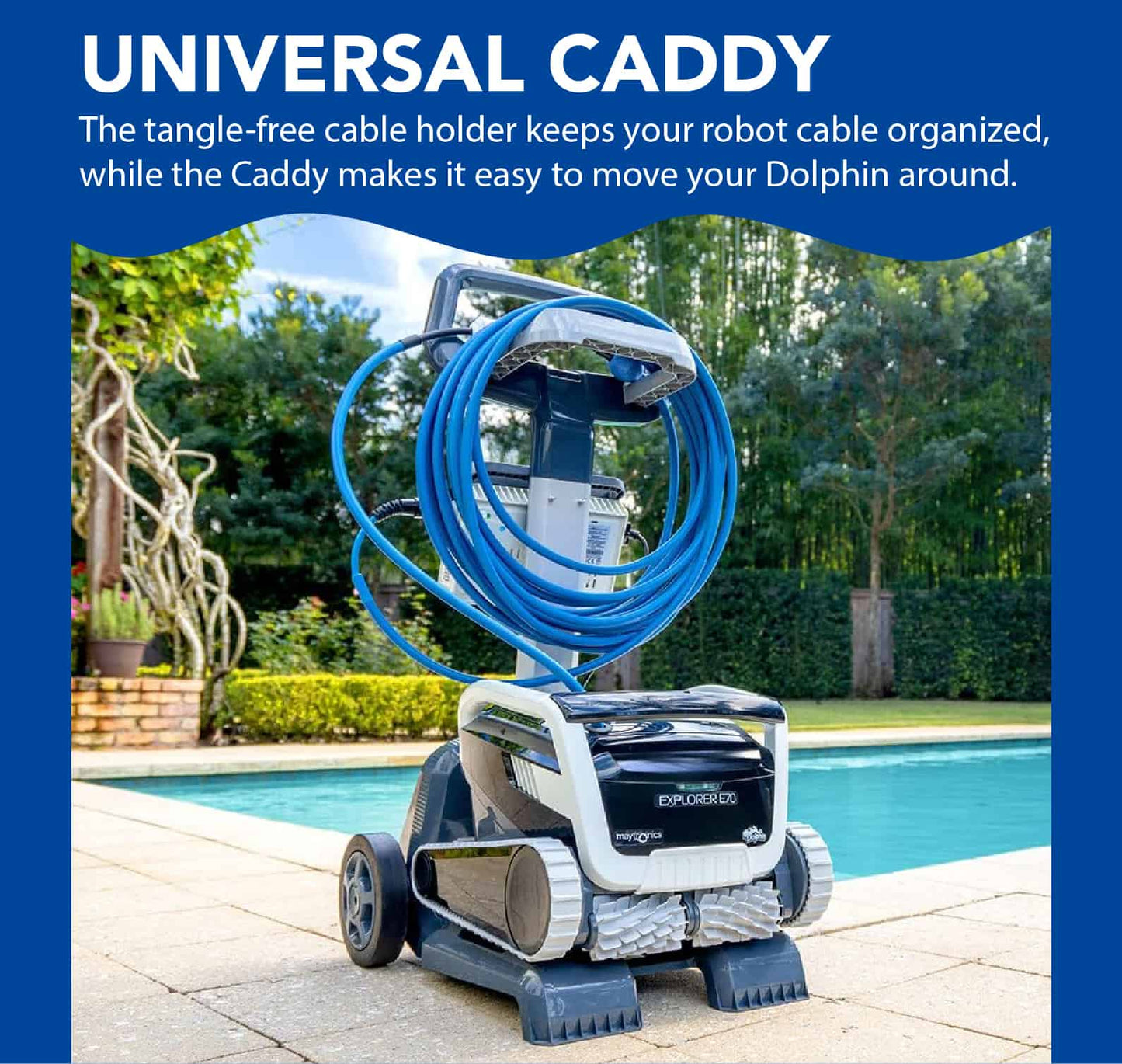 Dolphin E70 Robotic Pool Cleaner - interpools