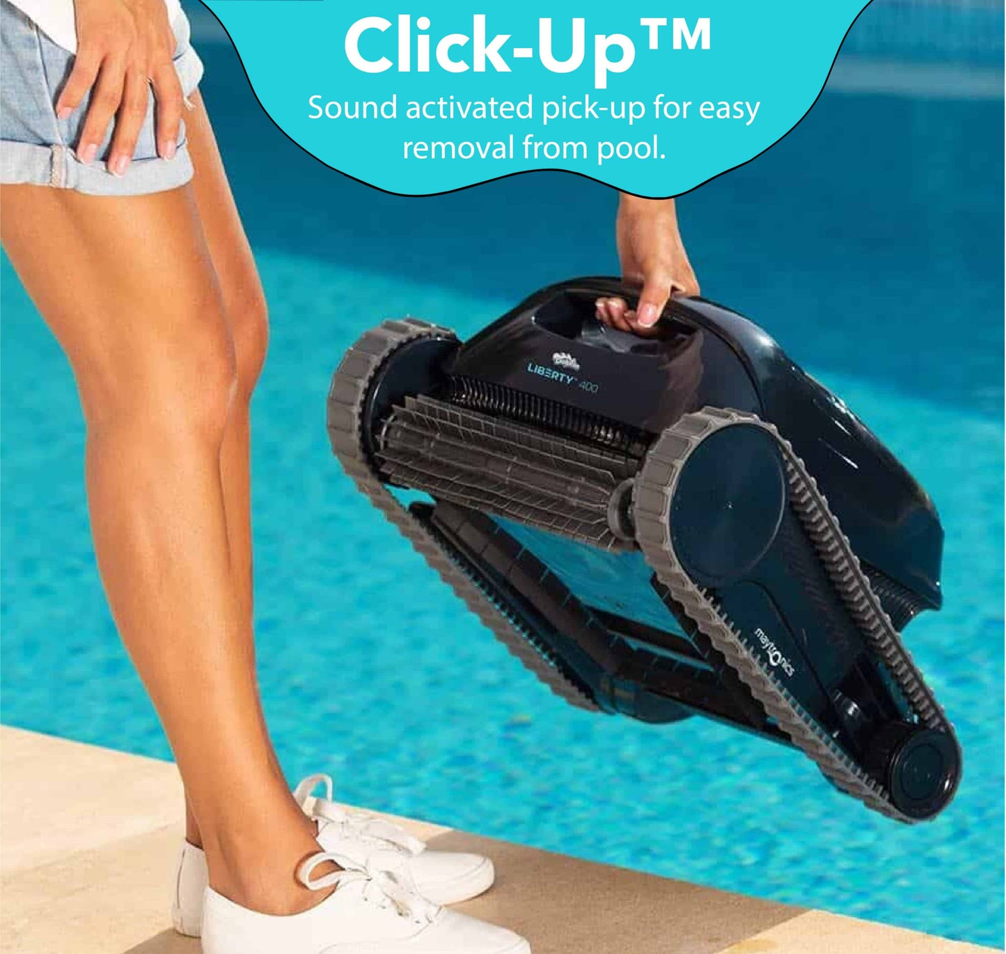 Dolphin Liberty 300 Cordless Robotic Pool Cleaner - interpools