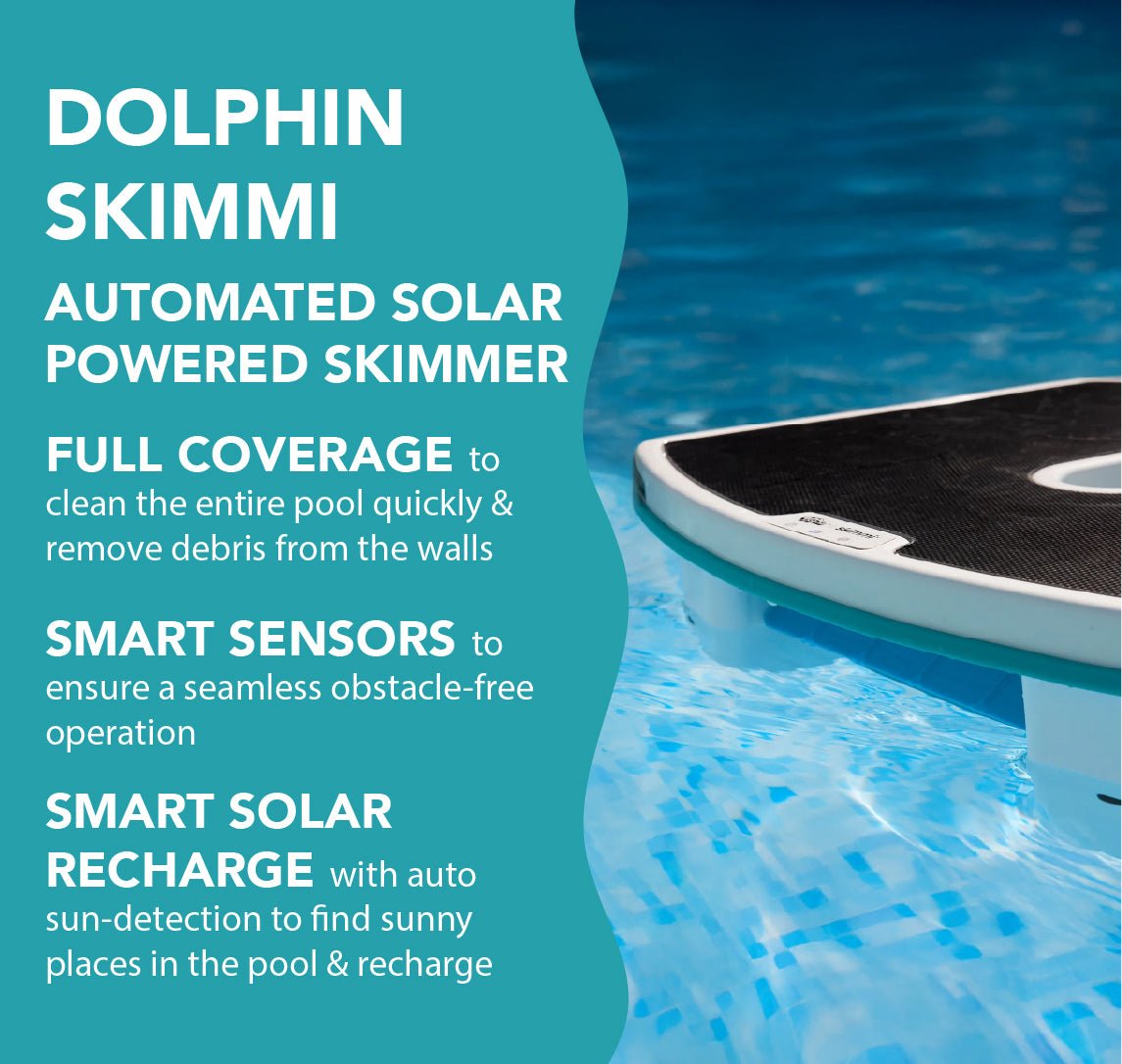 Dolphin Skimmi Solar - Powered Robotic Pool Skimmer - interpools