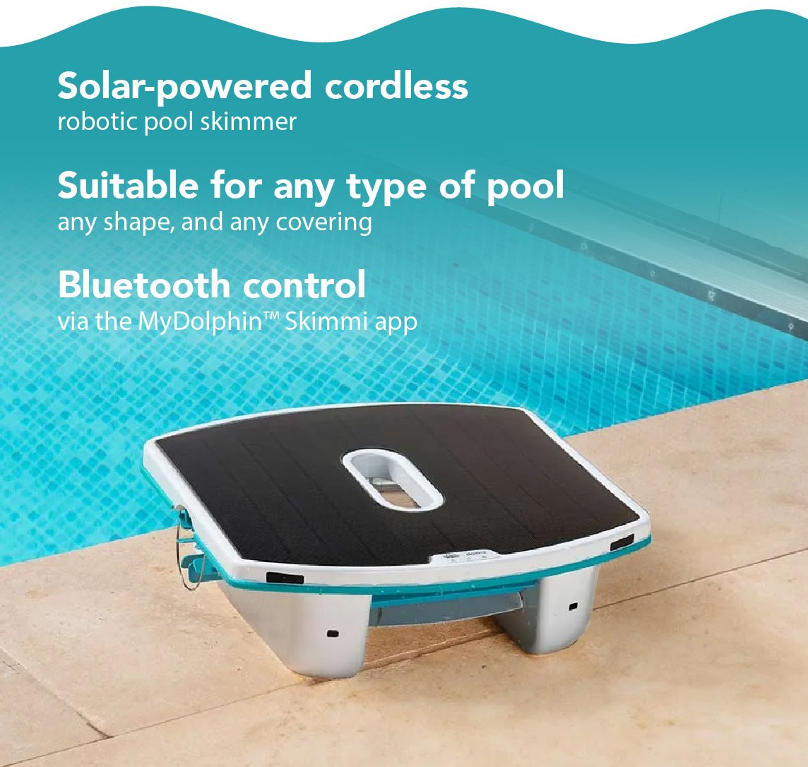 Dolphin Skimmi Solar - Powered Robotic Pool Skimmer - interpools