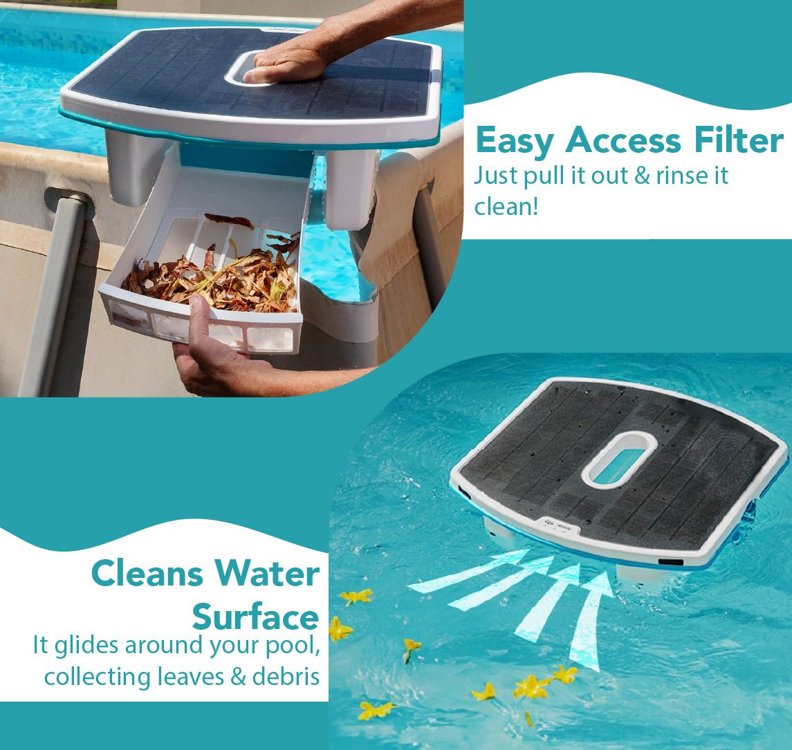 Dolphin Skimmi Solar - Powered Robotic Pool Skimmer - interpools