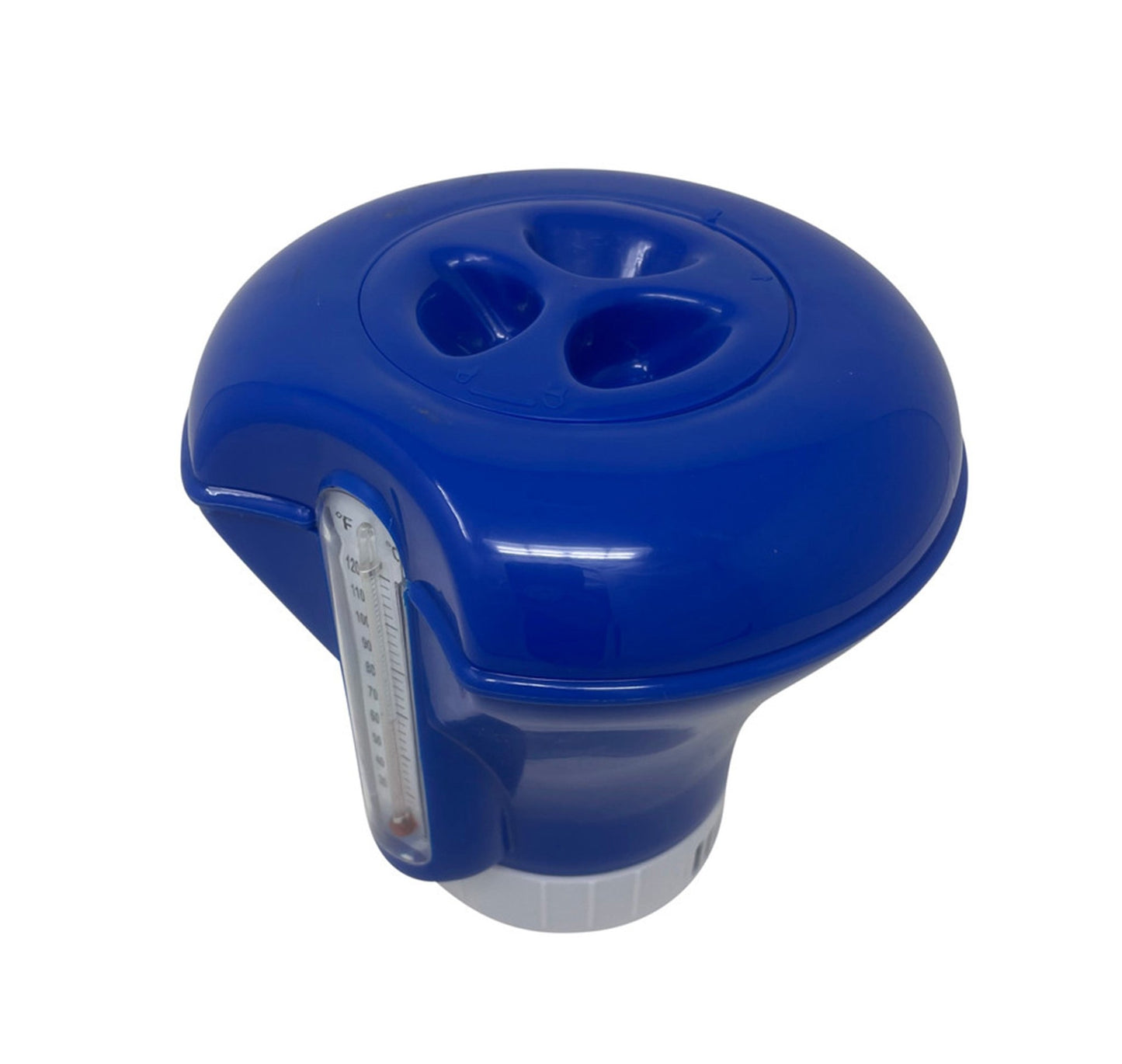 Floating Chemical Dispenser w/Thermometer - interpools