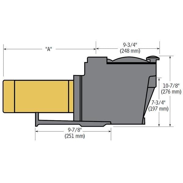 Hayward 1 HP Inground Super Pump - interpools