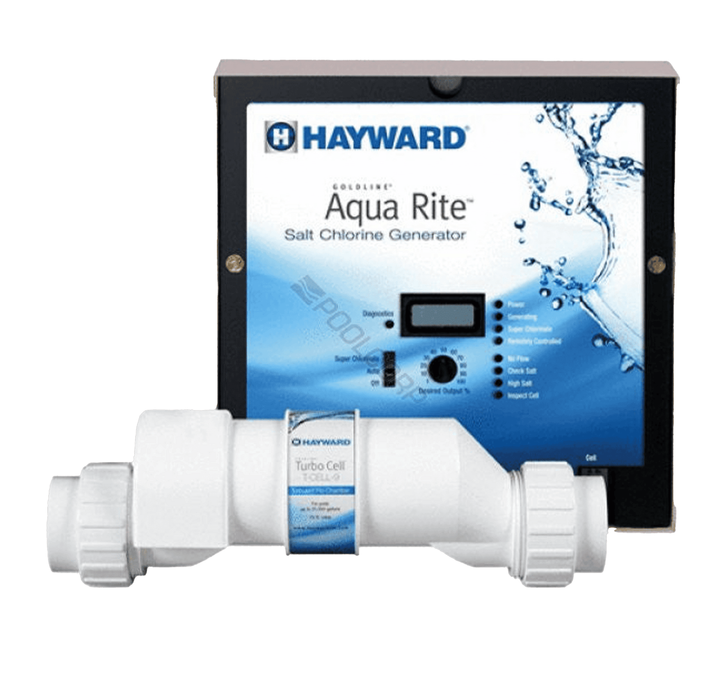 Hayward Aqua Rite XL Salt Generator & 25K Gal Cell - interpools