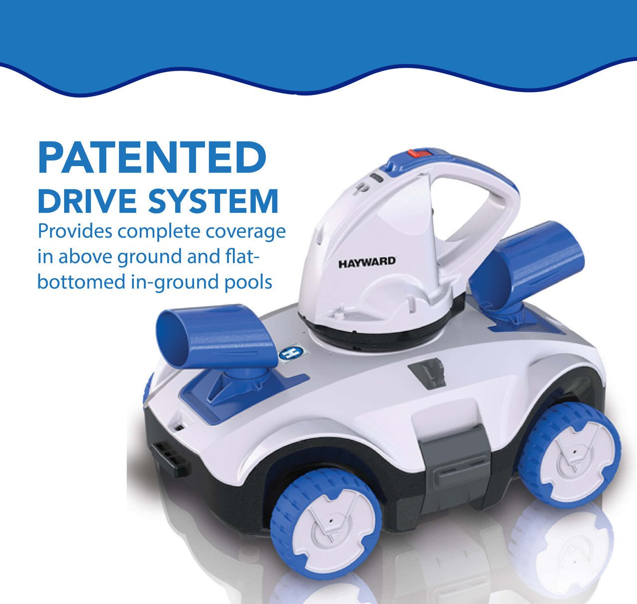 Hayward AquaVac 250Li Cordless Robotic Pool Cleaner - interpools