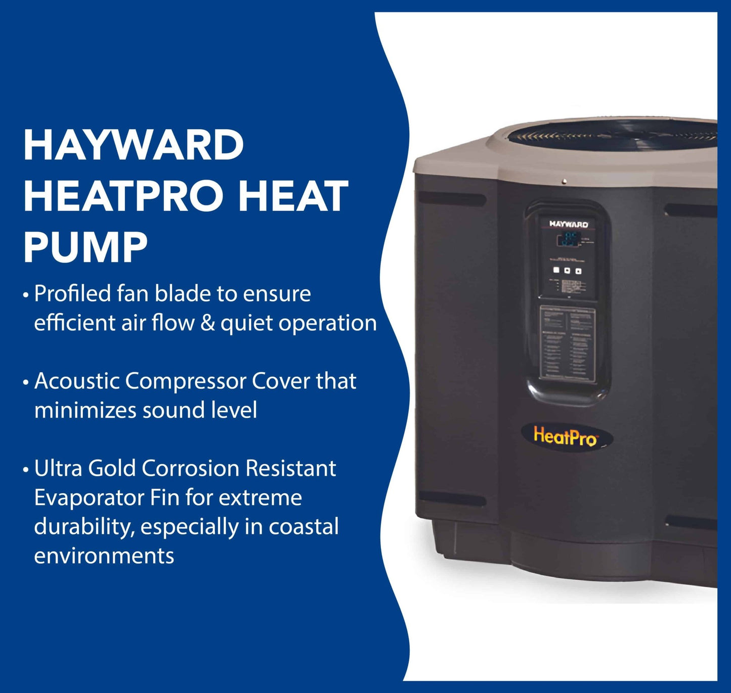Hayward HeatPro 95,000 BTU In Ground Heat Pump - interpools