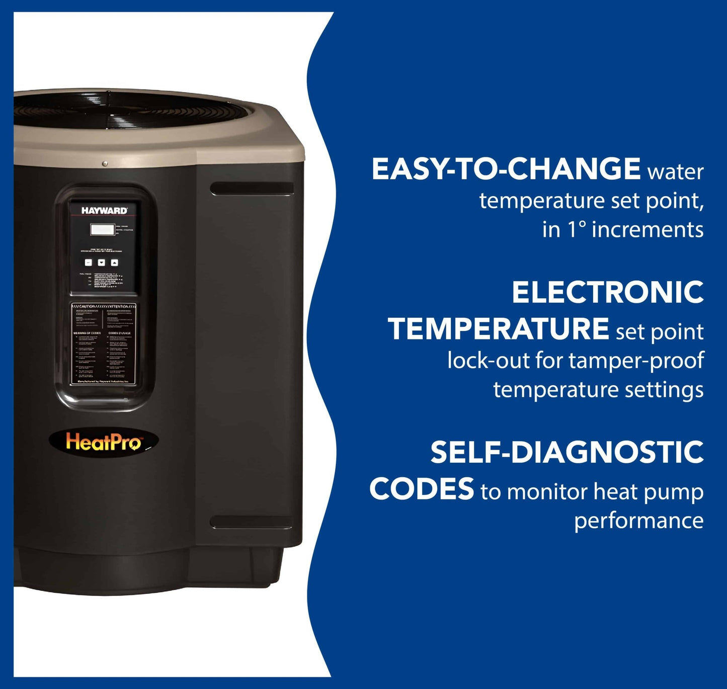 Hayward HeatPro 95,000 BTU In Ground Heat Pump - interpools