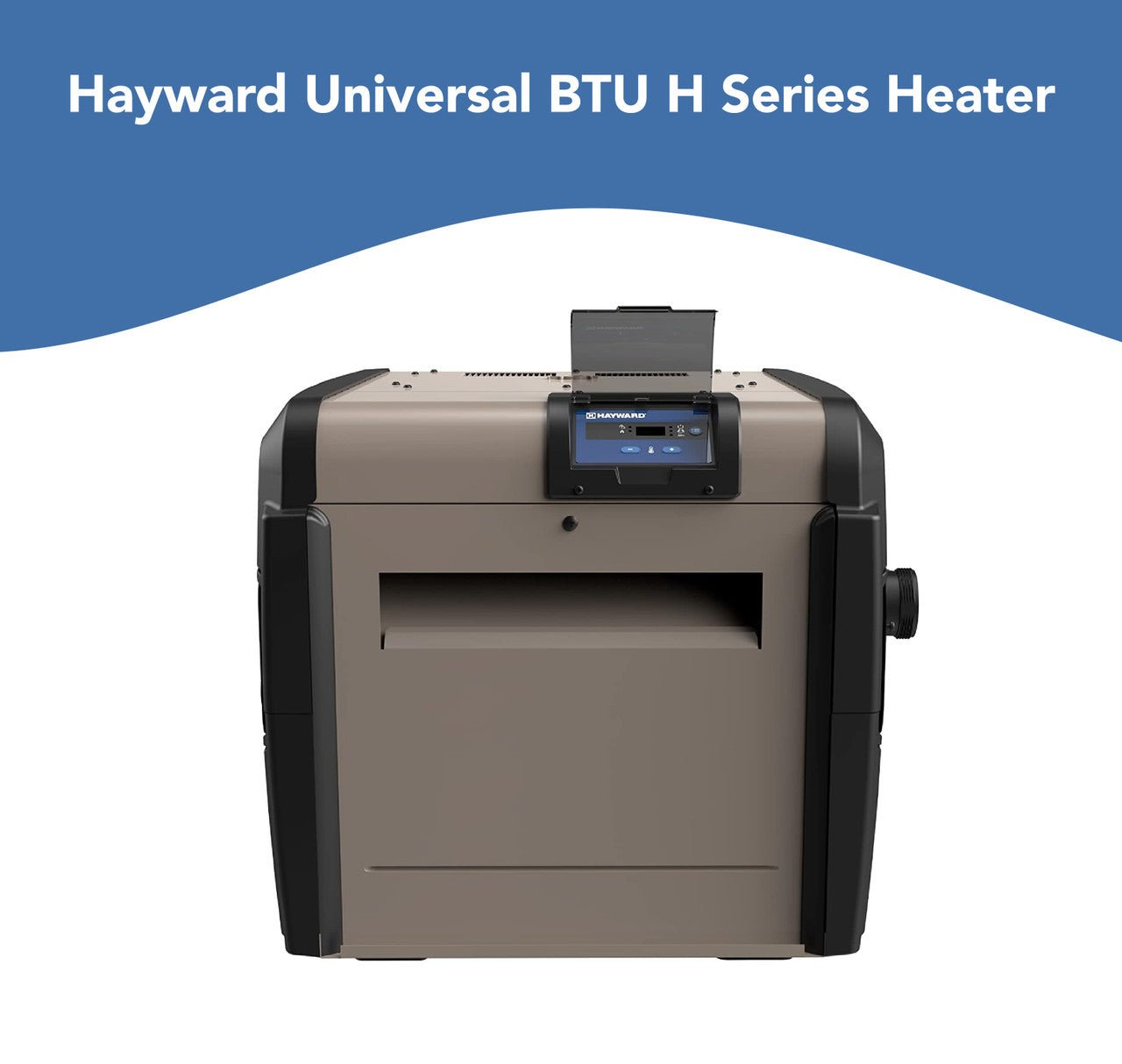 Hayward Universal 150,000 BTU H Series Low NOx Natural Gas Swimming Pool Heater - interpools