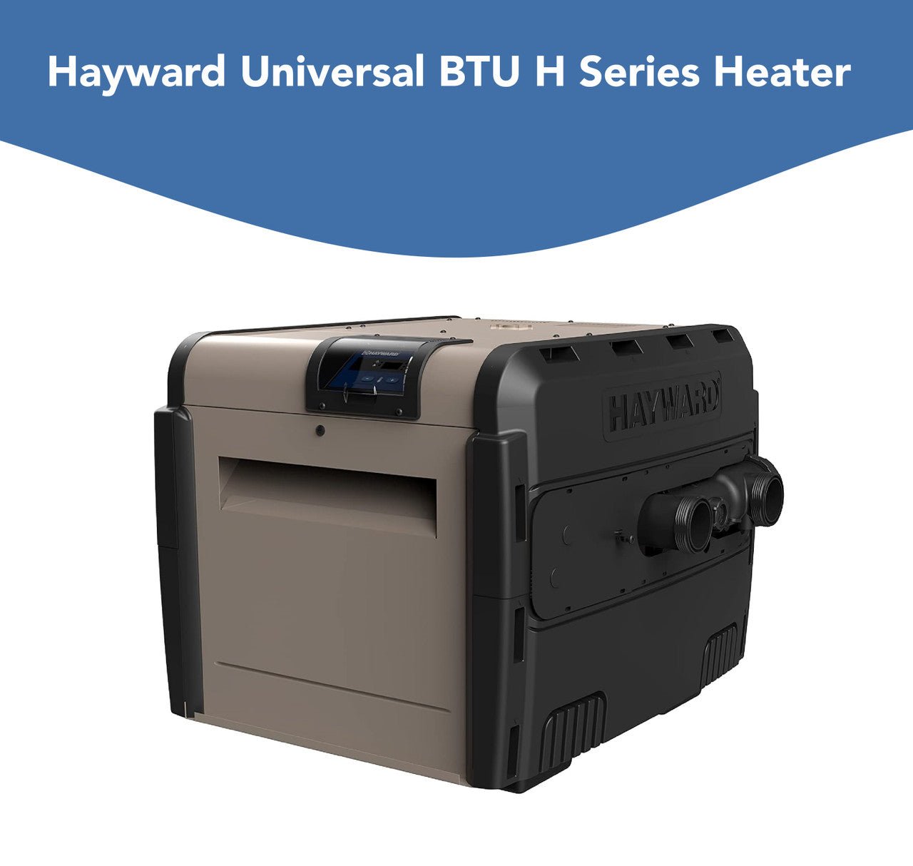 Hayward Universal 200,000 BTU H Series Low NOx Natural Gas Swimming Pool Heater - interpools