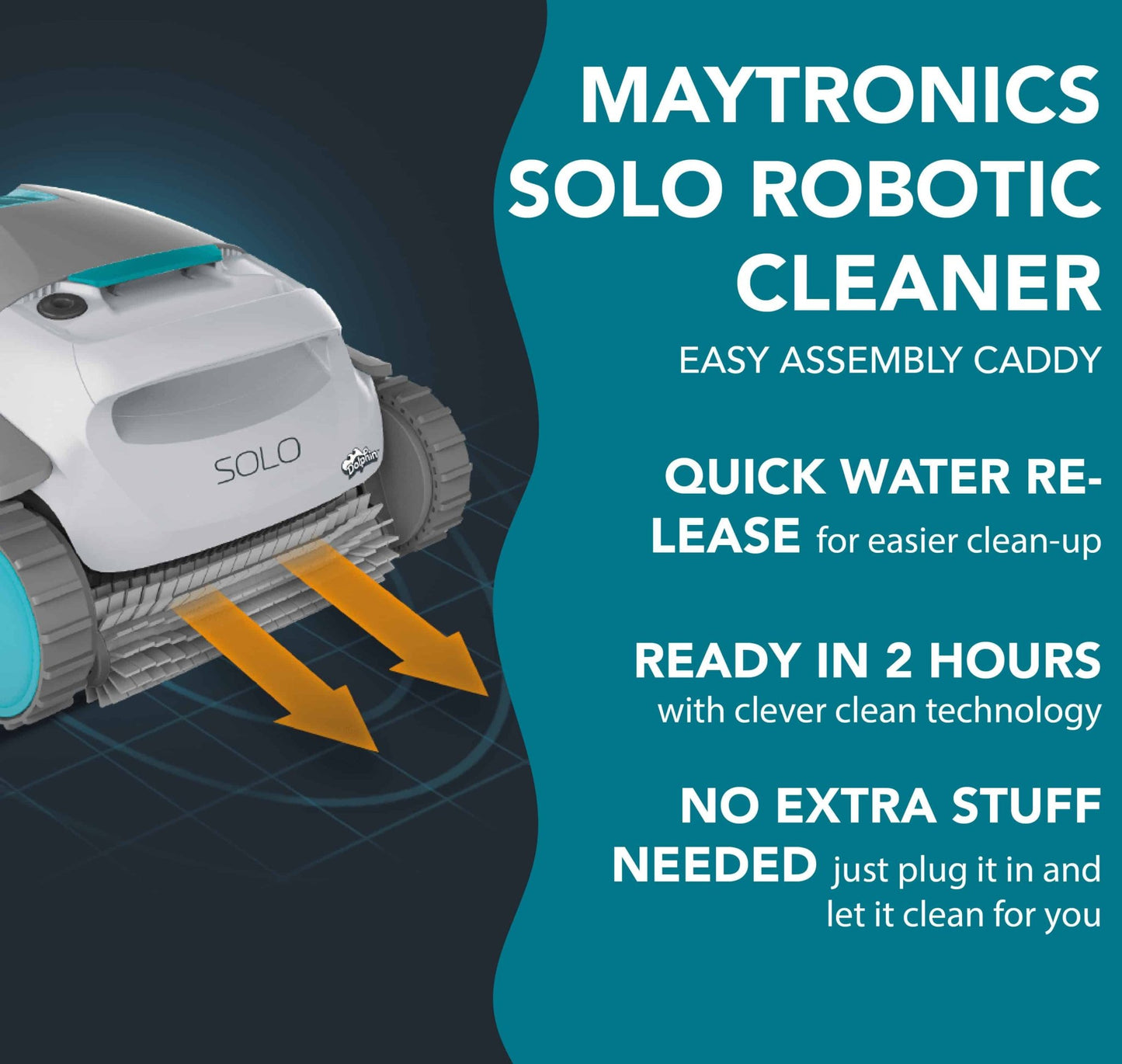 MAYTRONICS SOLO INGROUND ROBOTIC POOL CLEANER - interpools