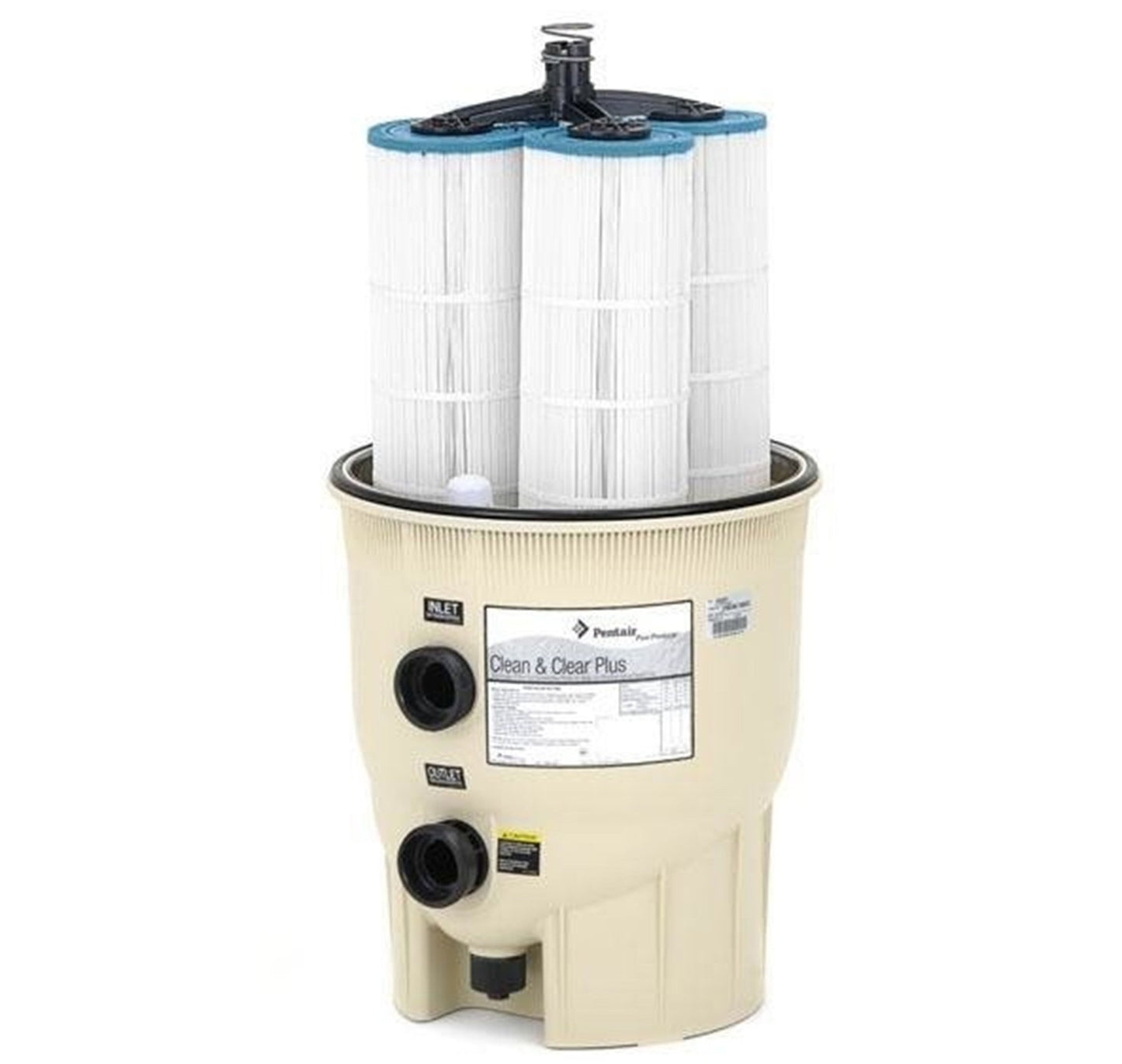 Pentair Clean and Clear Plus CCP420 Cartridge 420 sq. ft. In Ground Pool Filter - interpools