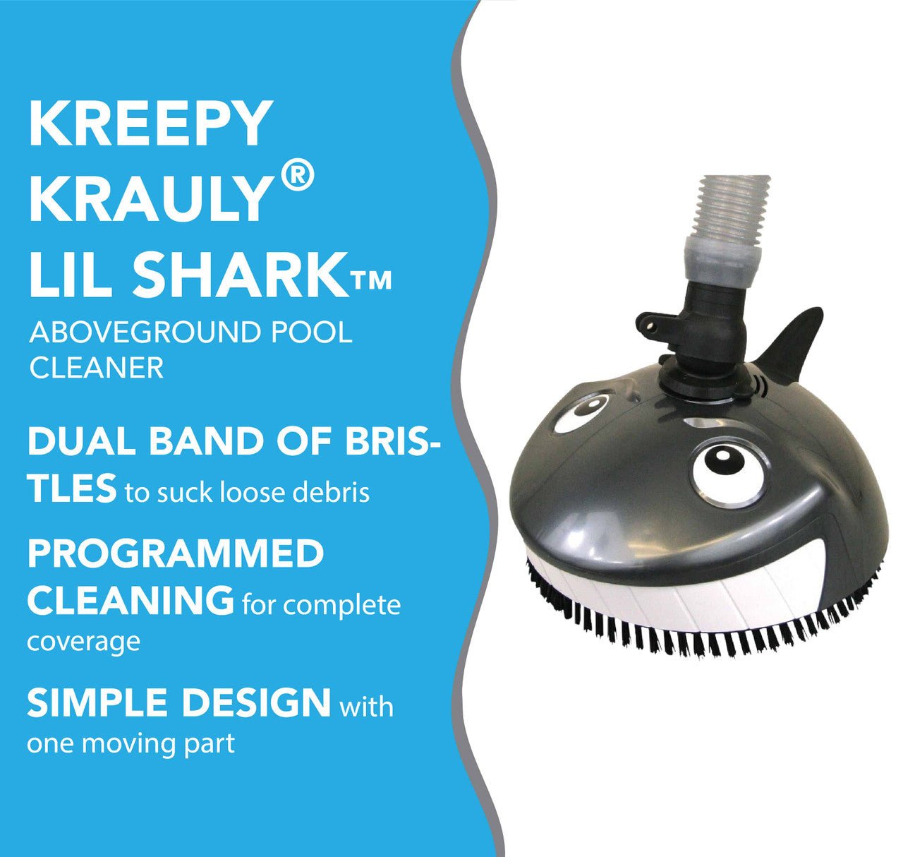 Pentair Kreepy Krauly 'Lil Shark Aboveground Pool Cleaner - interpools