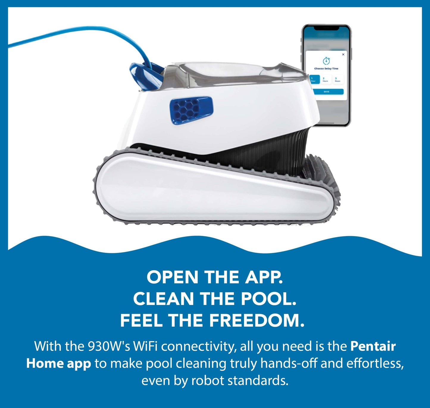 Pentair Prowler 930W Robotic Inground Pool Cleaner with Caddy - interpools