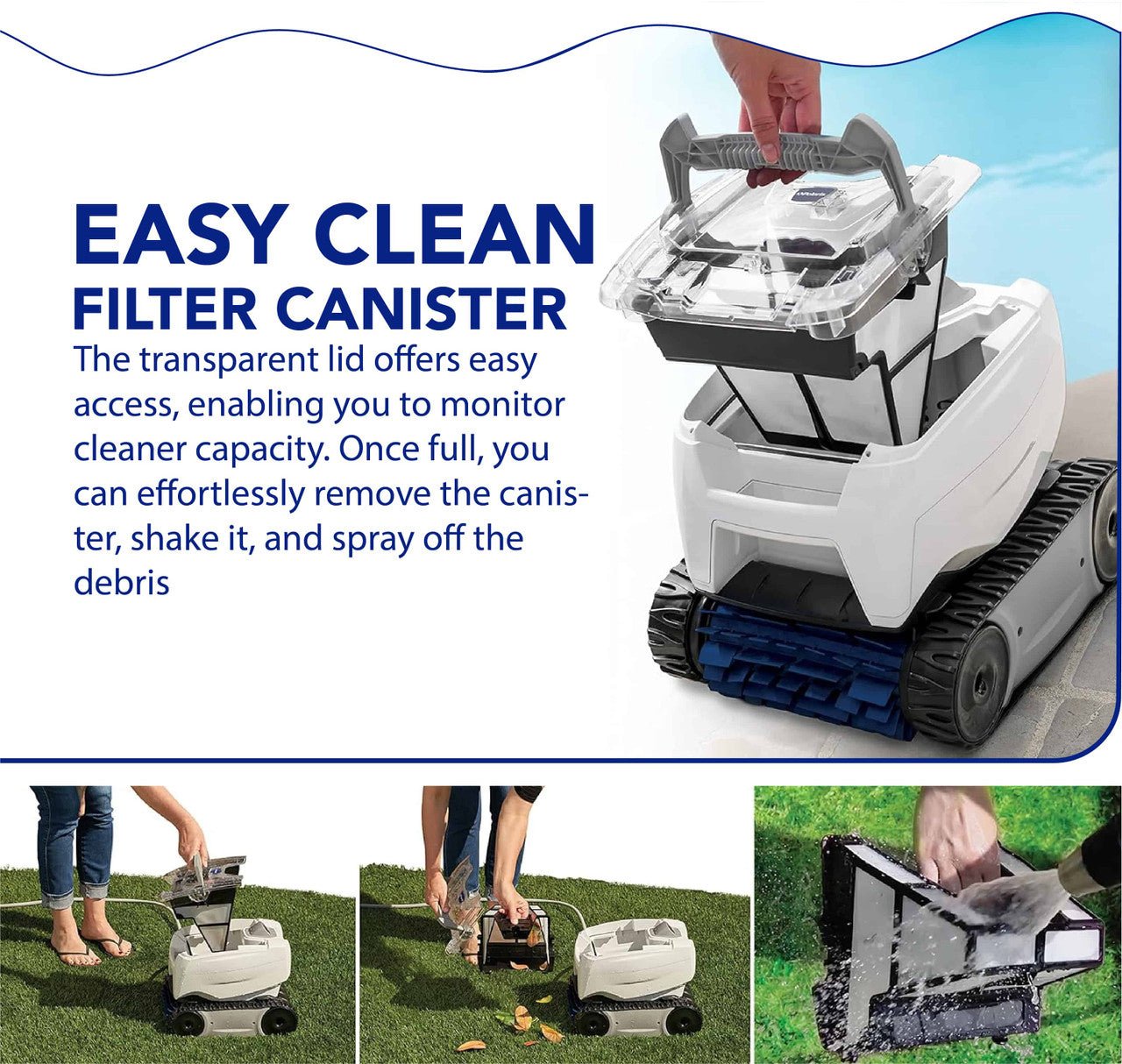 Polaris P70 Robotic Above Ground Pool Cleaner - interpools