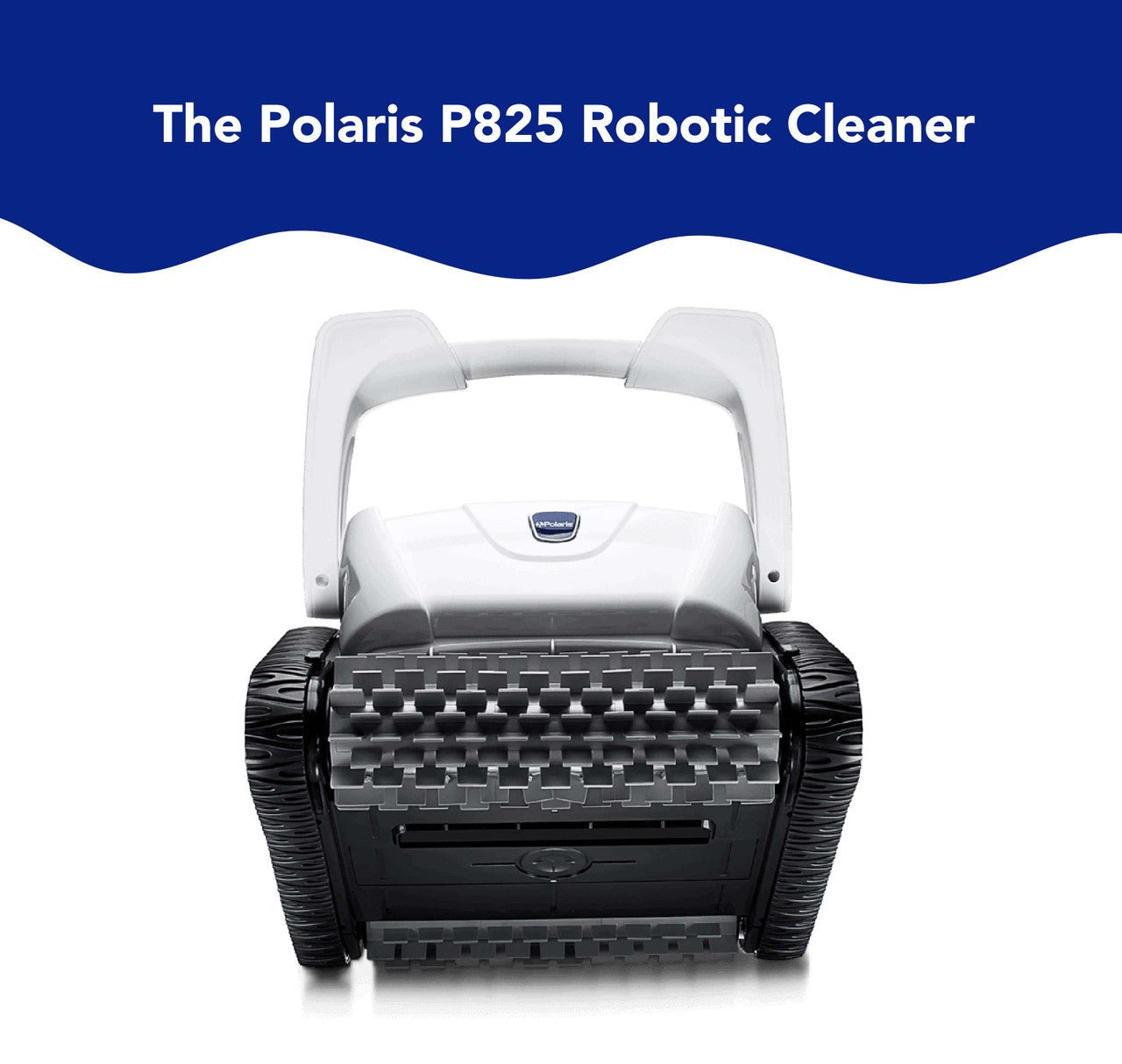 Polaris P825 Robotic In Ground Pool Cleaner with Caddy - interpools