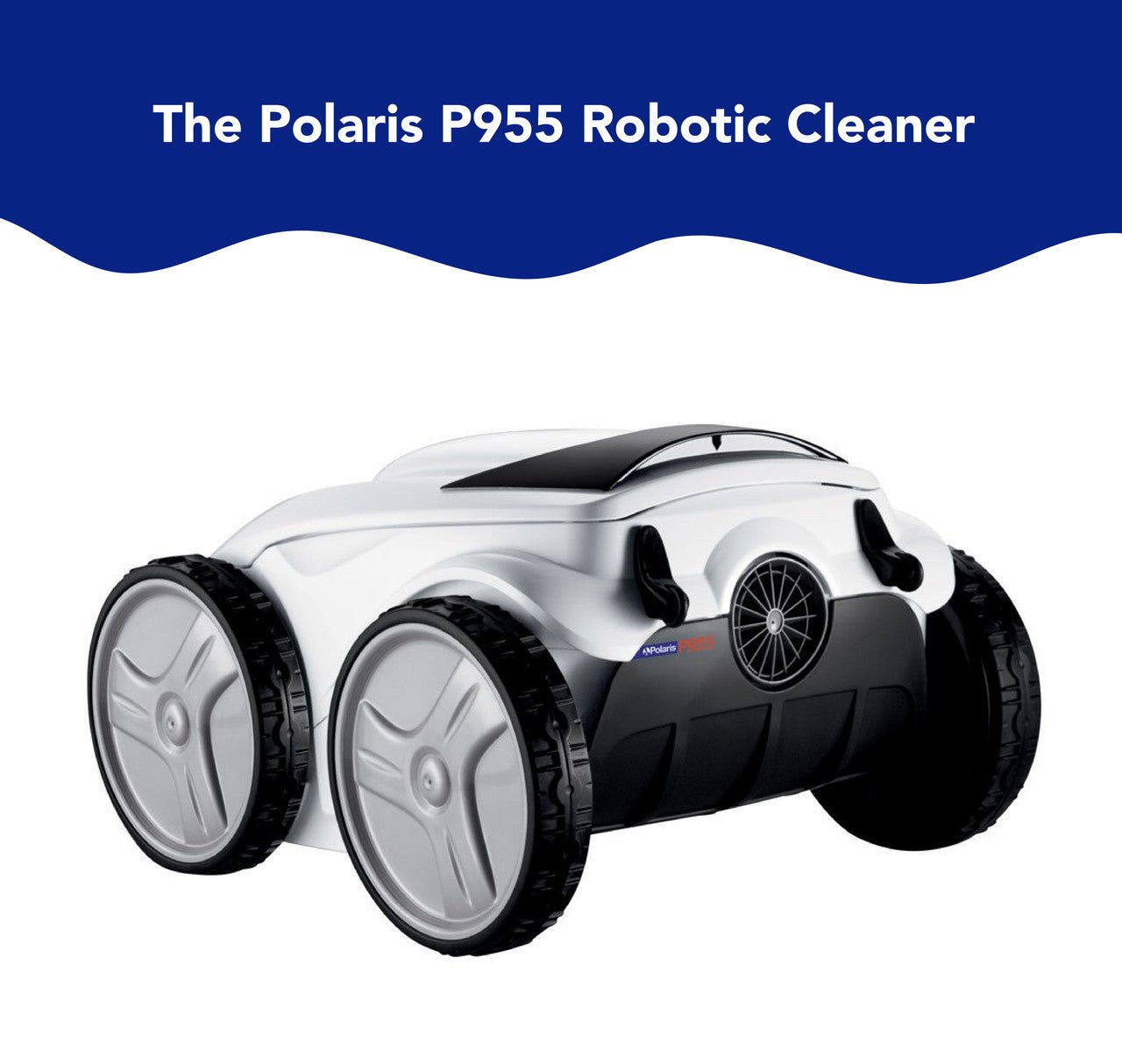 Polaris P955 4WD Robotic Pool Cleaner with Remote - interpools