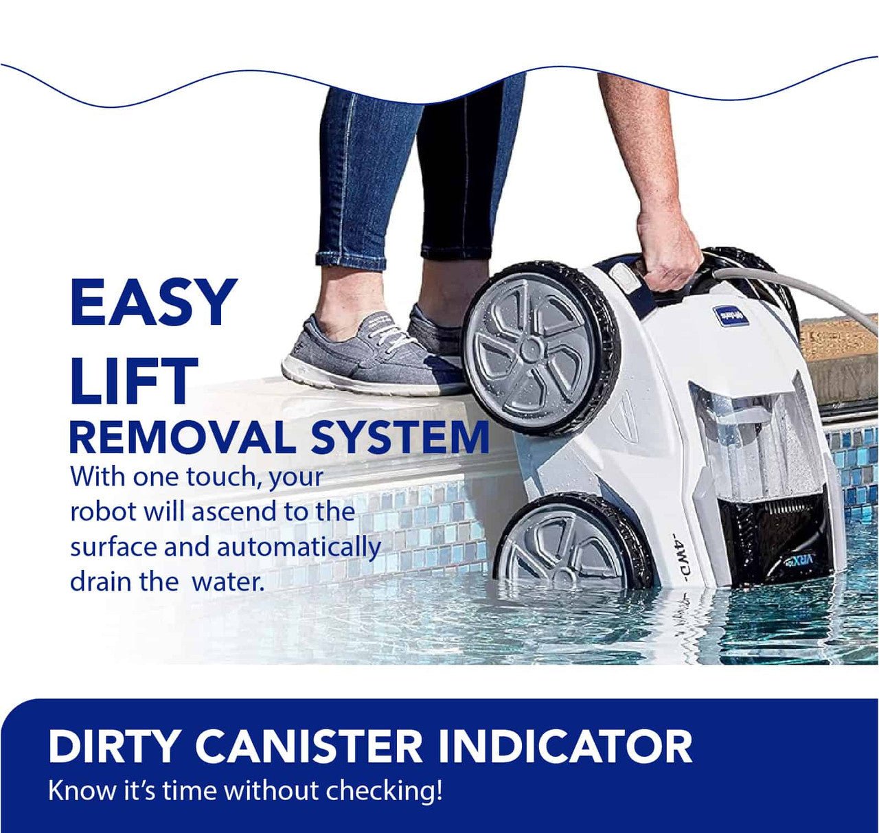 Polaris VRX IQ PLUS Robotic Pool Cleaner - interpools