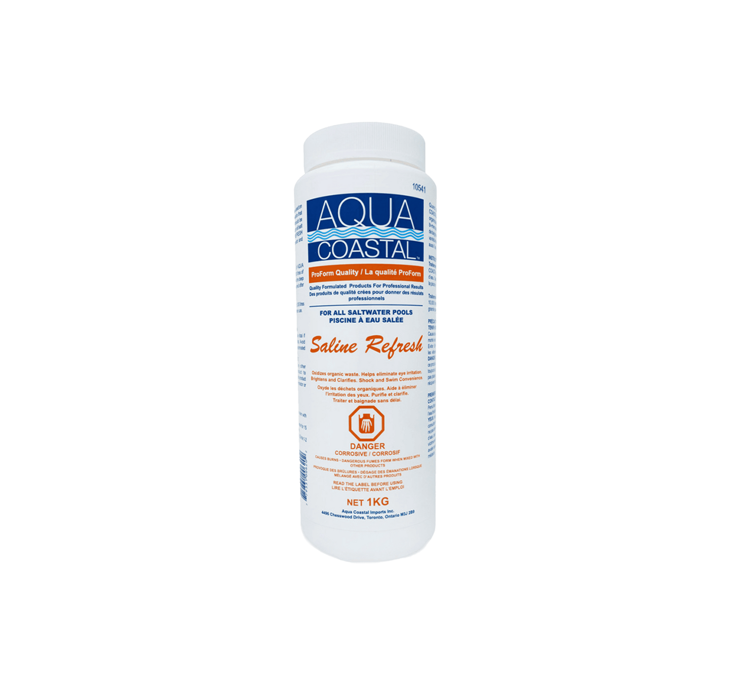 Saline Refresh - Salt Water Pool Shock 1Kg - interpools