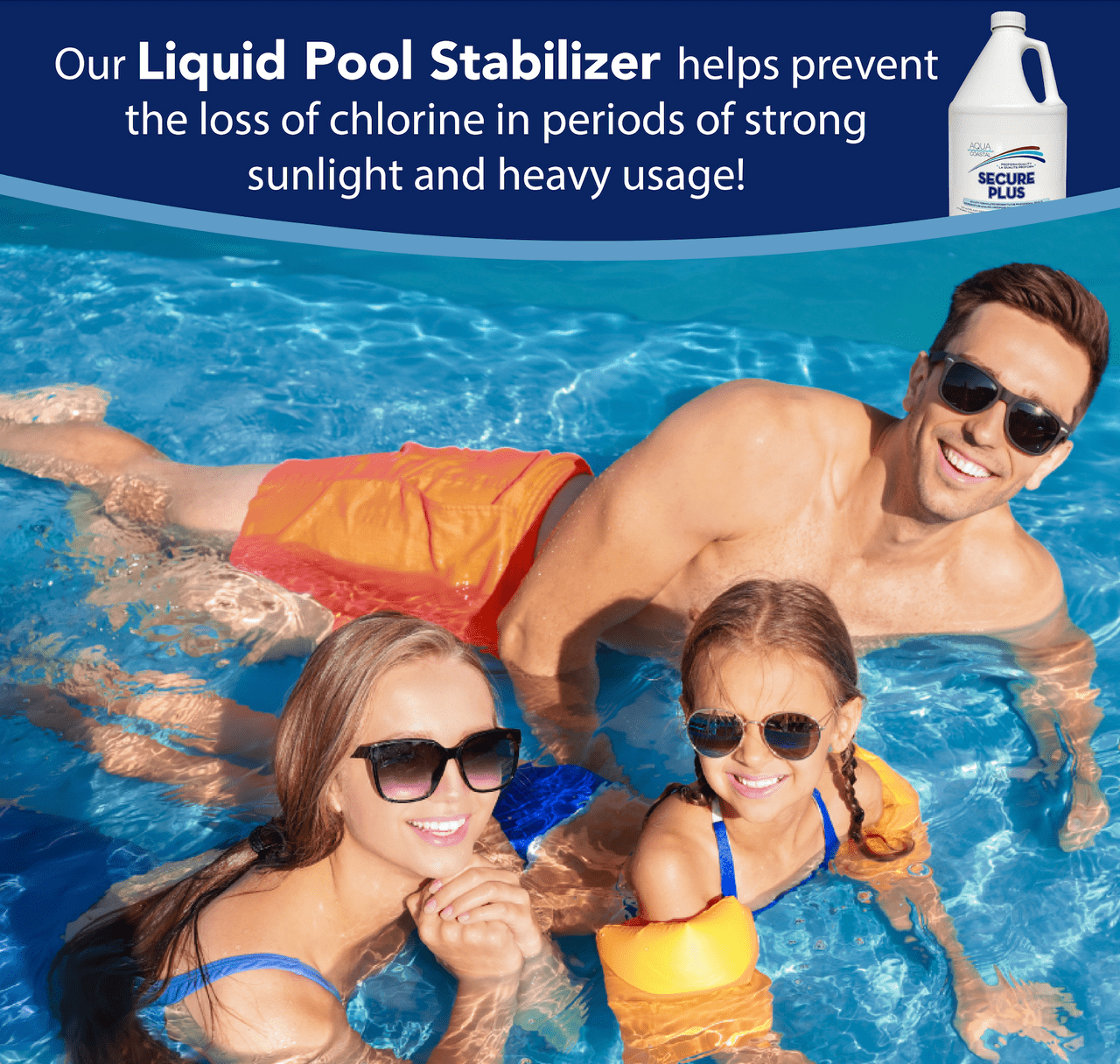 Secure Liquid Stabilizer 3.78 L (1 Gal) - interpools