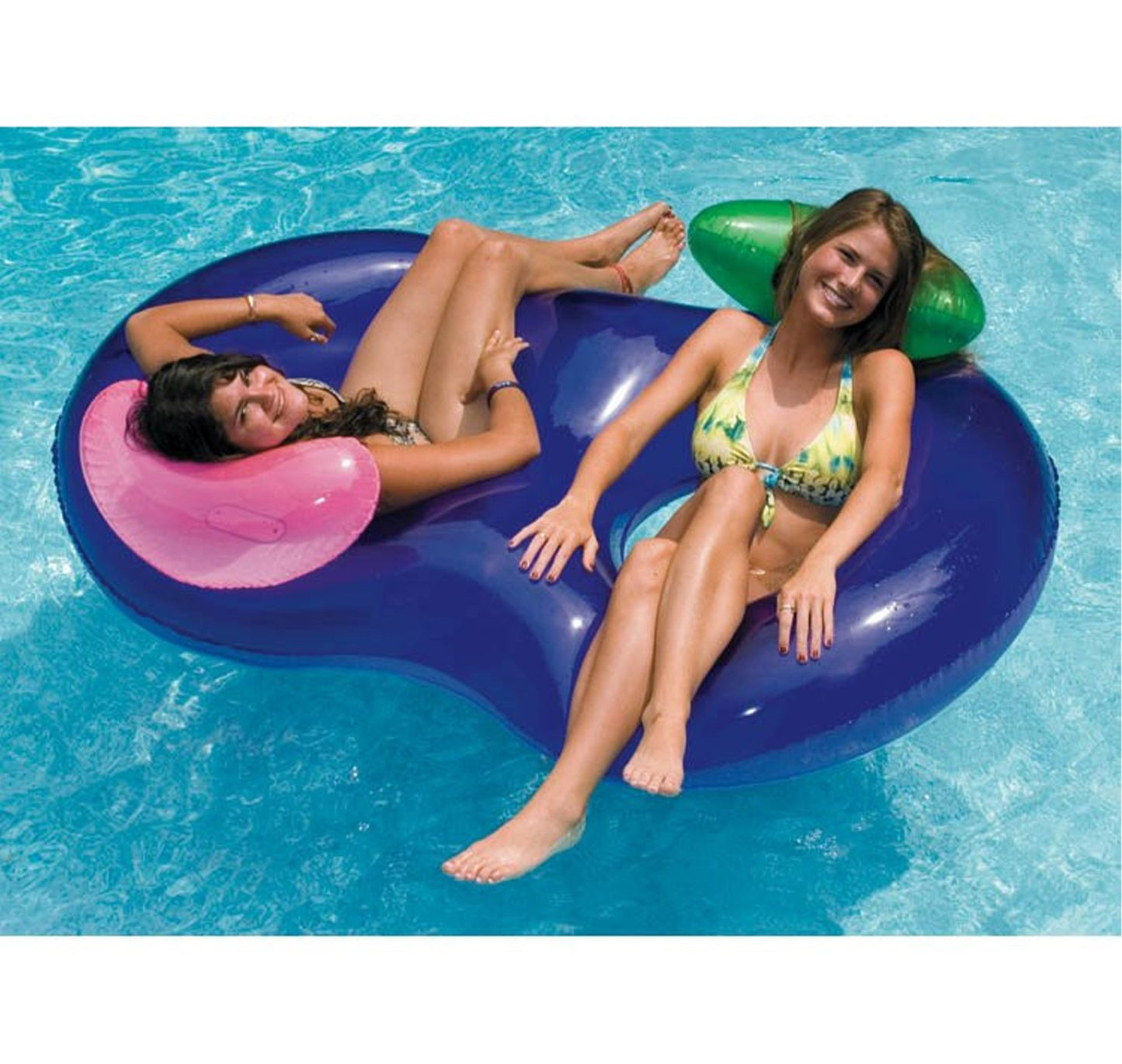 Side By Side Double Ring Lounger - interpools