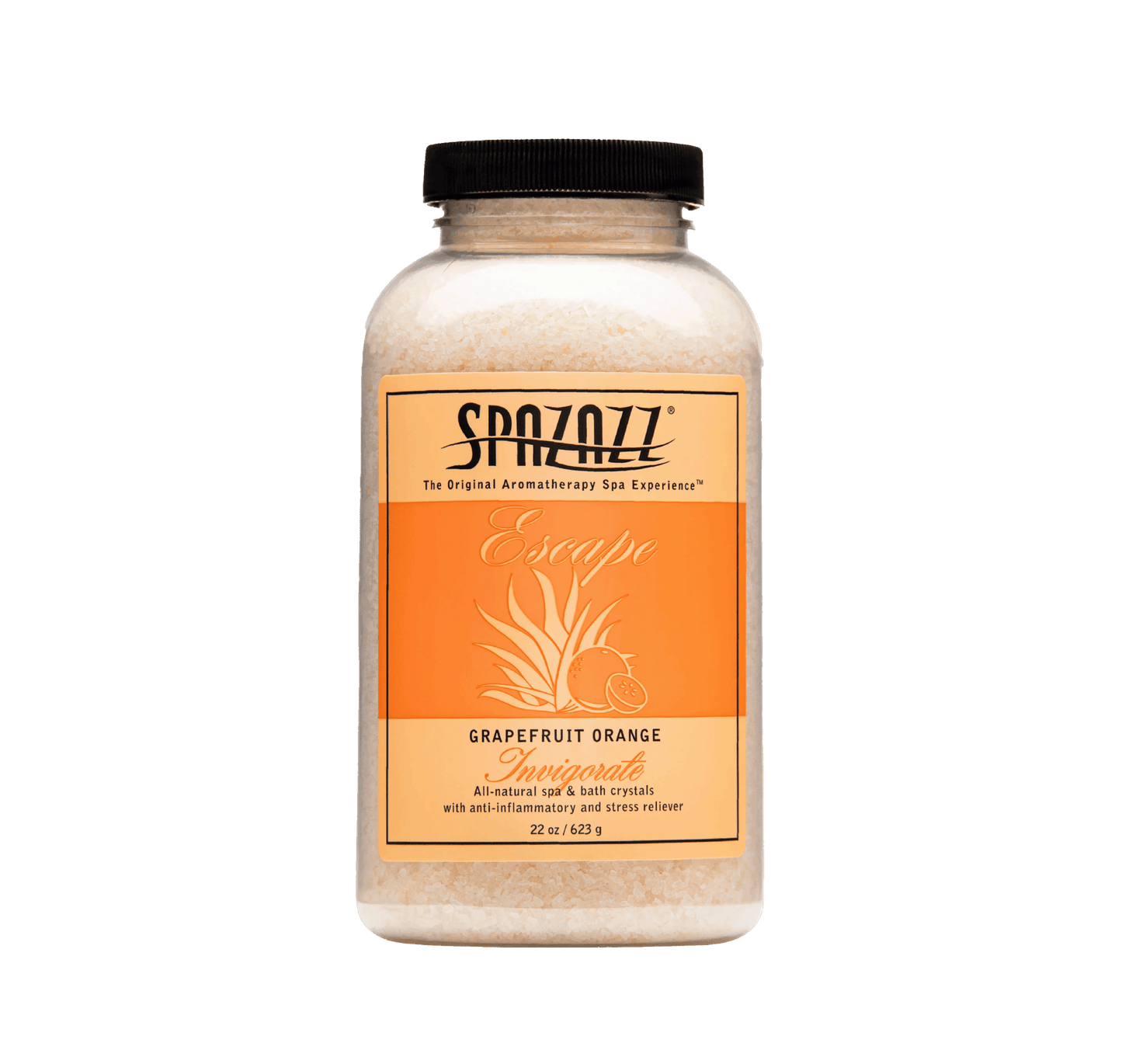 Spazazz Crystals, Grapefruit Orange, 22oz - interpools