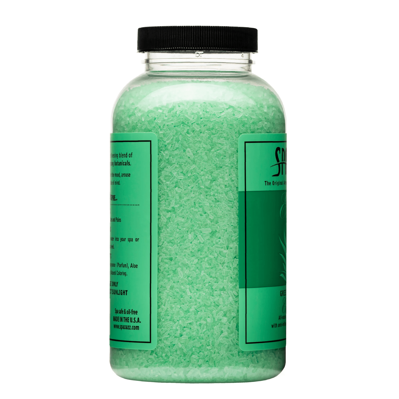 Spazazz Crystals, Green Tea Peony, 22oz - interpools