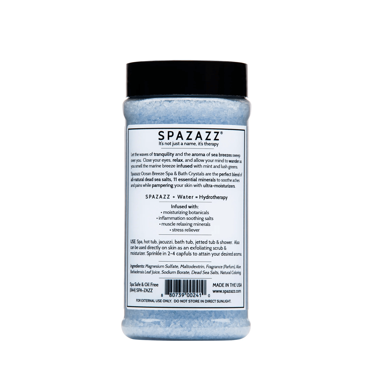 Spazazz Crystals, Ocean Breeze, 17oz - interpools
