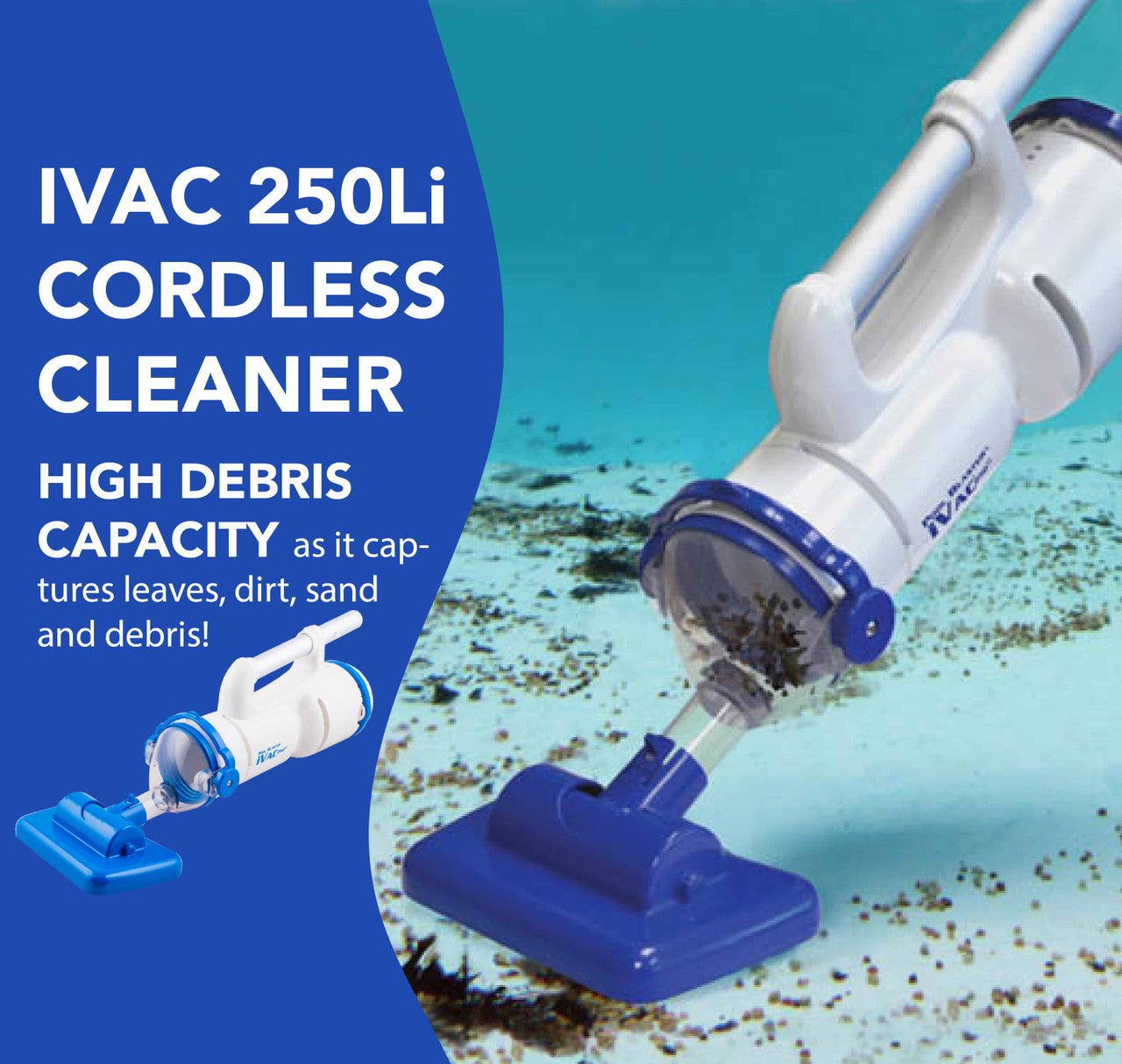 Water Tech iVac250Li Pool Cleaner - interpools