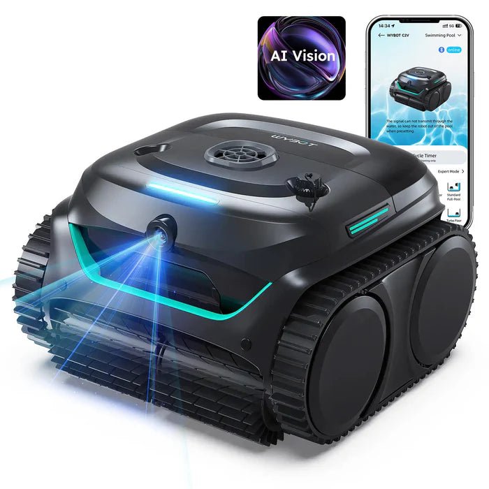 WYBOT C2 Vision Cordless Robotic Pool Cleaner - International Pool & Spa