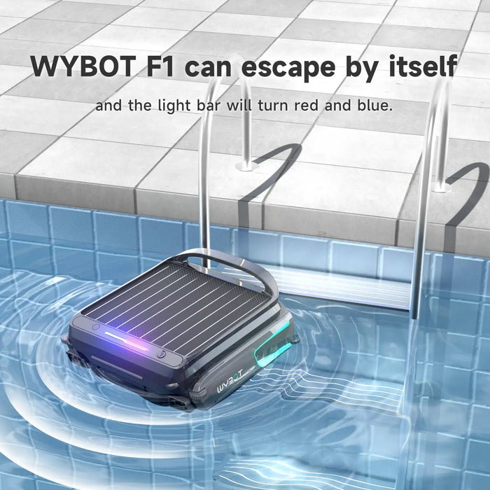 WYBOT F1 Pool Skimmer Solar Powered Robotic Cleaner - International Pool & Spa