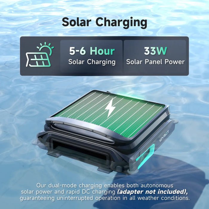 WYBOT F1 Pool Skimmer Solar Powered Robotic Cleaner - International Pool & Spa