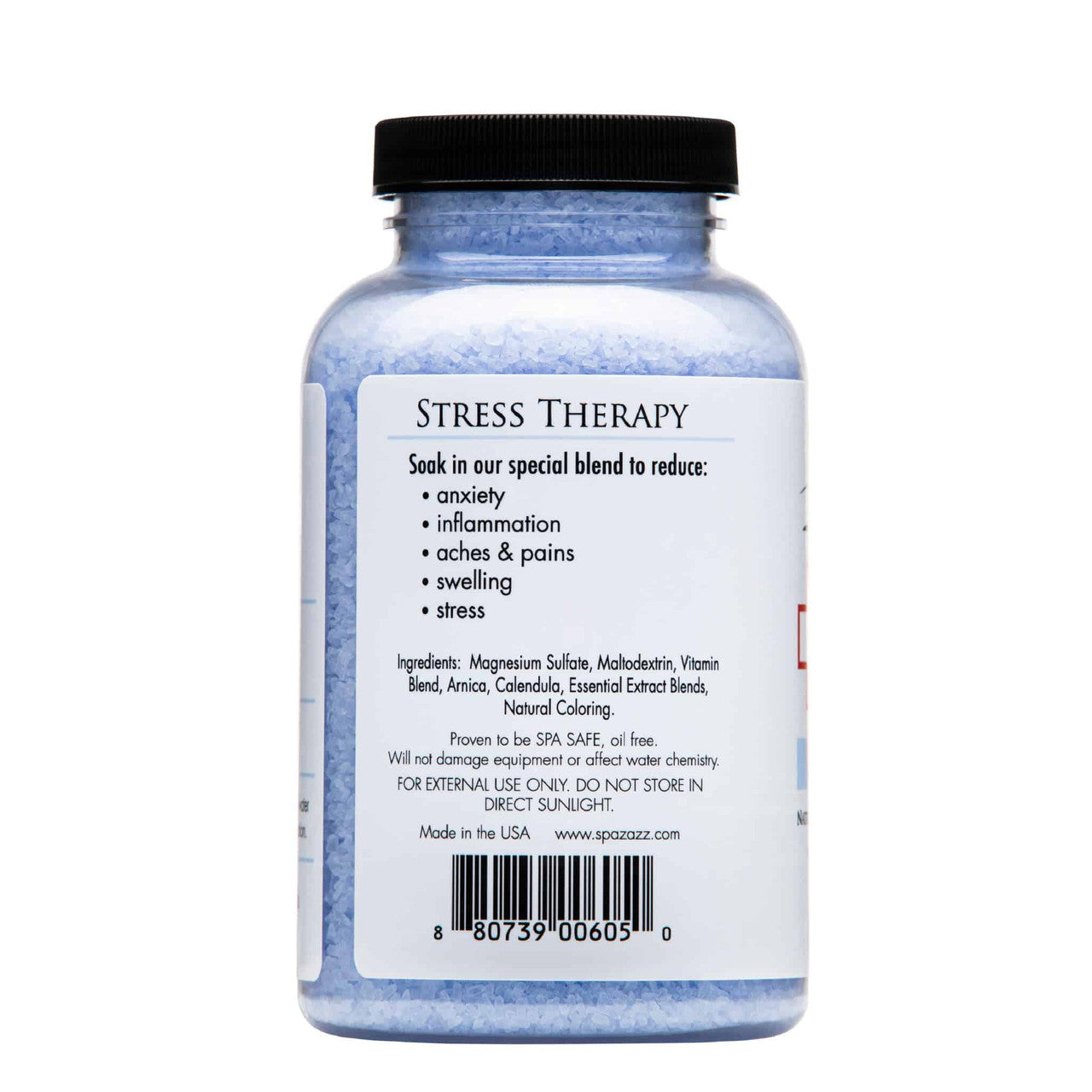 Spazazz Crystals, Stress Therapy, 19oz