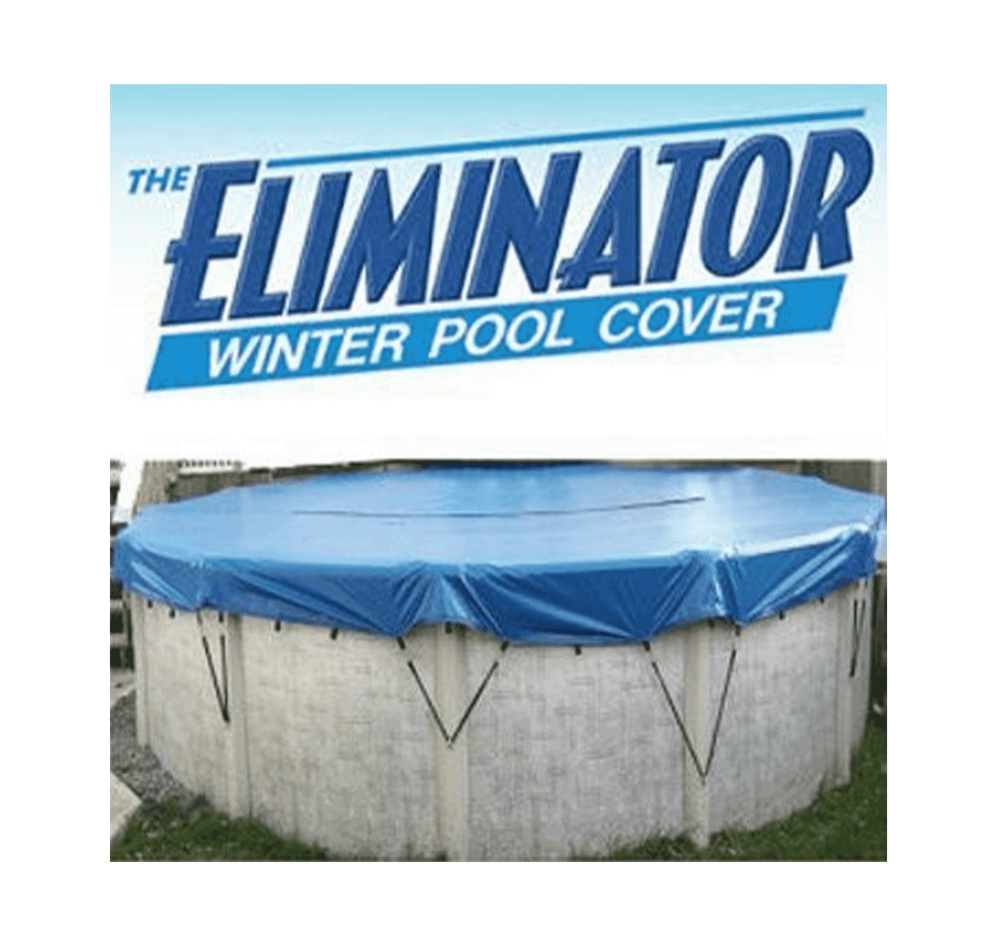 12' X 24' Oval Eliminator Winter Pool Cover - interpools