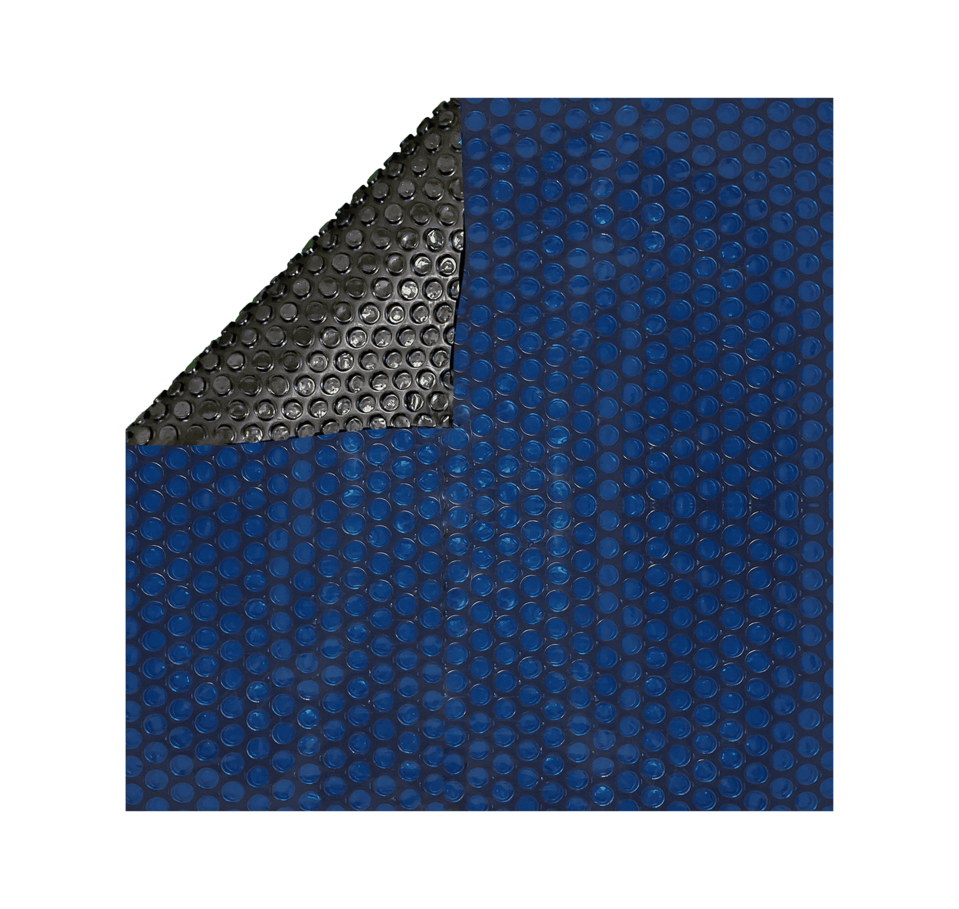 12' x 24' Oval Premium Black and Blue Solar Blanket - interpools