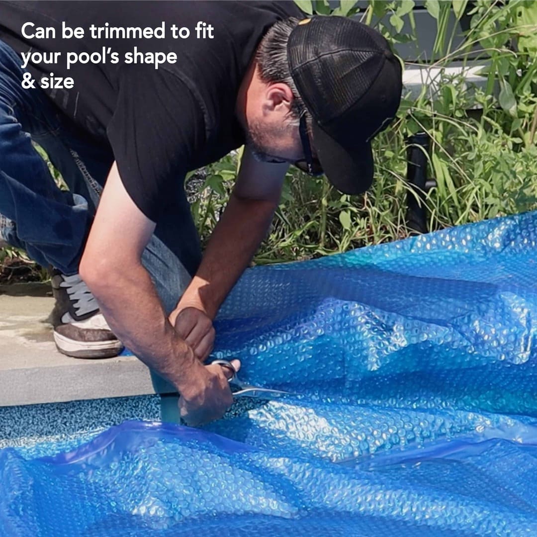 12' x 24' Oval Premium Blue Solar Blanket - International Pool & Spa