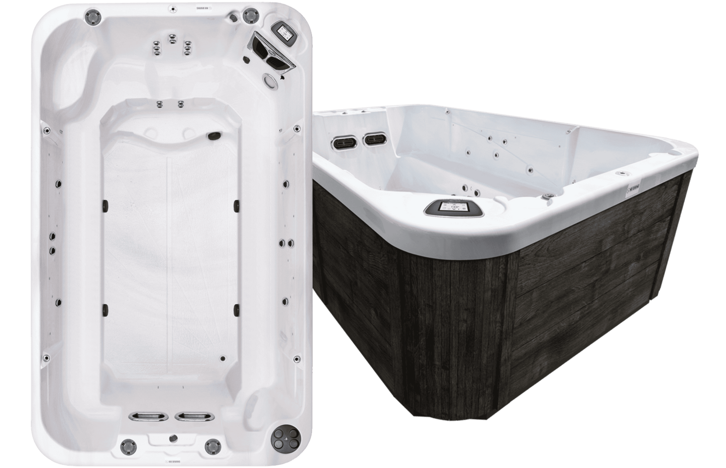 1300 (Bench) Swim Spa - interpools