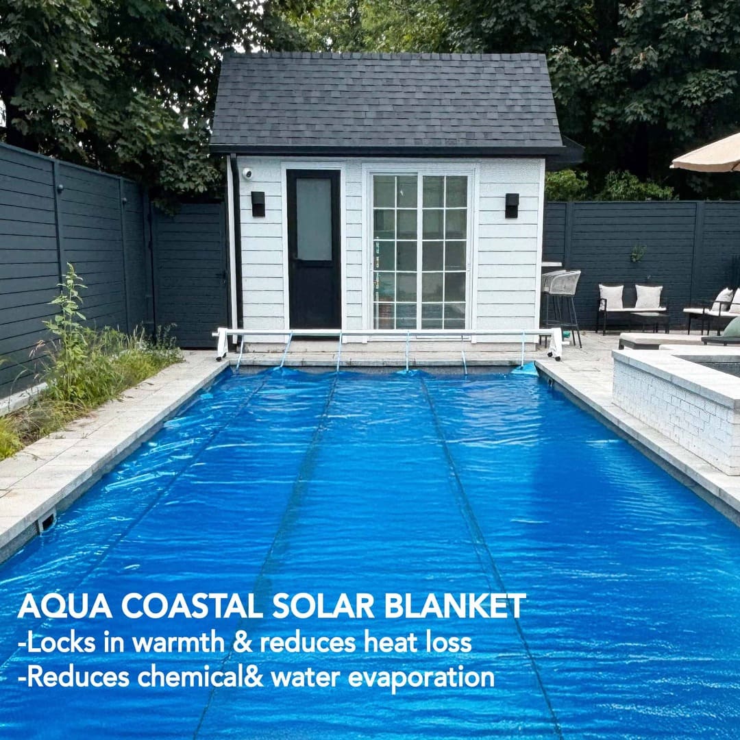 15' Round Deluxe Blue A/G Solar Blanket - International Pool & Spa