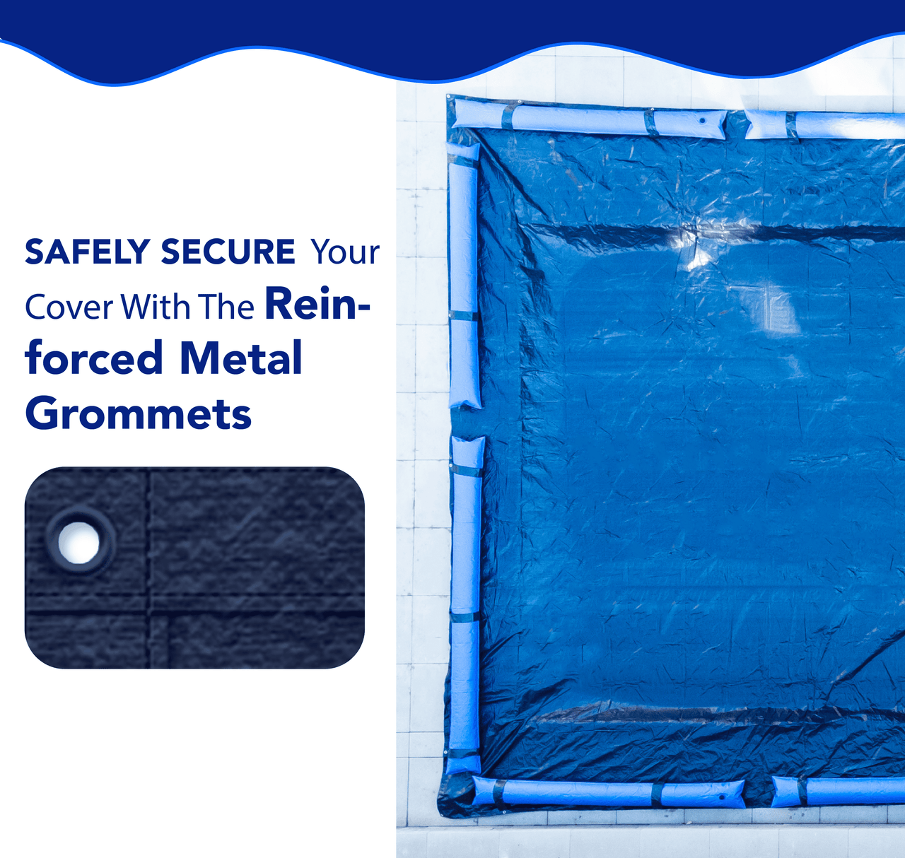 18'x36' Elite Pro - Shield Rectangle Winter Pool Cover - interpools