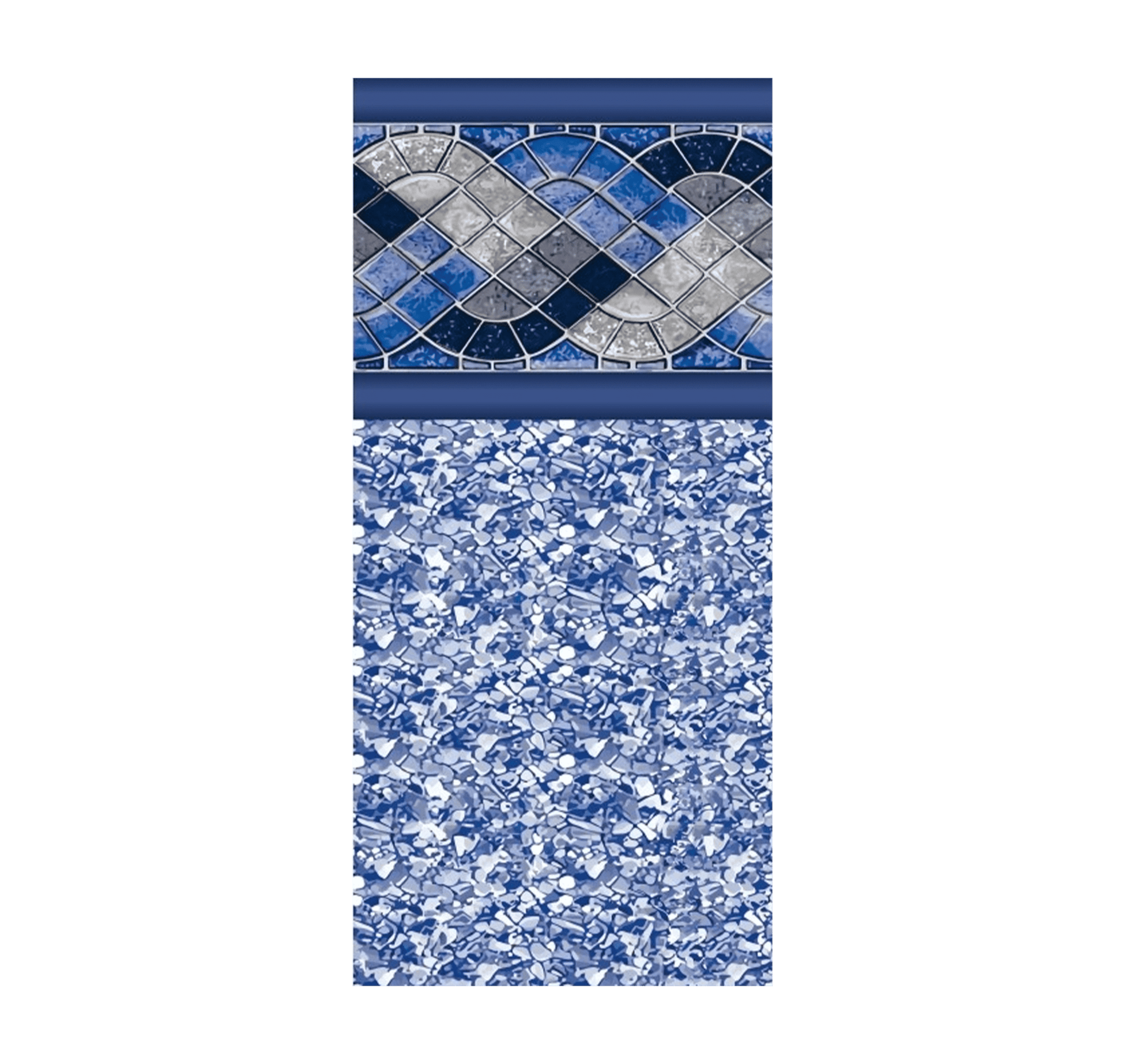 21' Round Panama, Unibead Above Ground Liner, 52" Wall - interpools