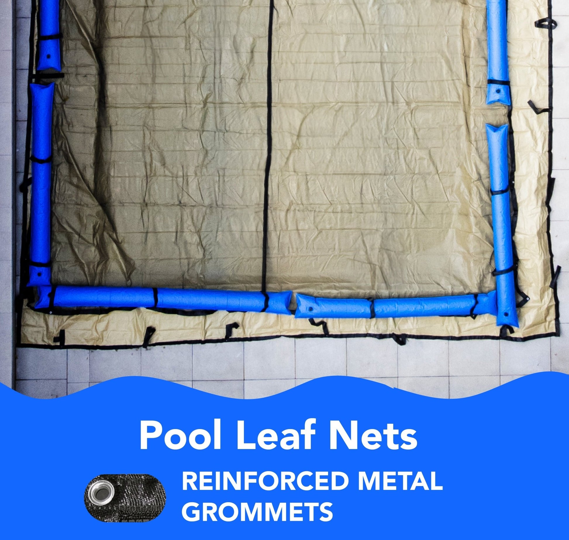 24'x44' Rectangle Leaf Net - interpools