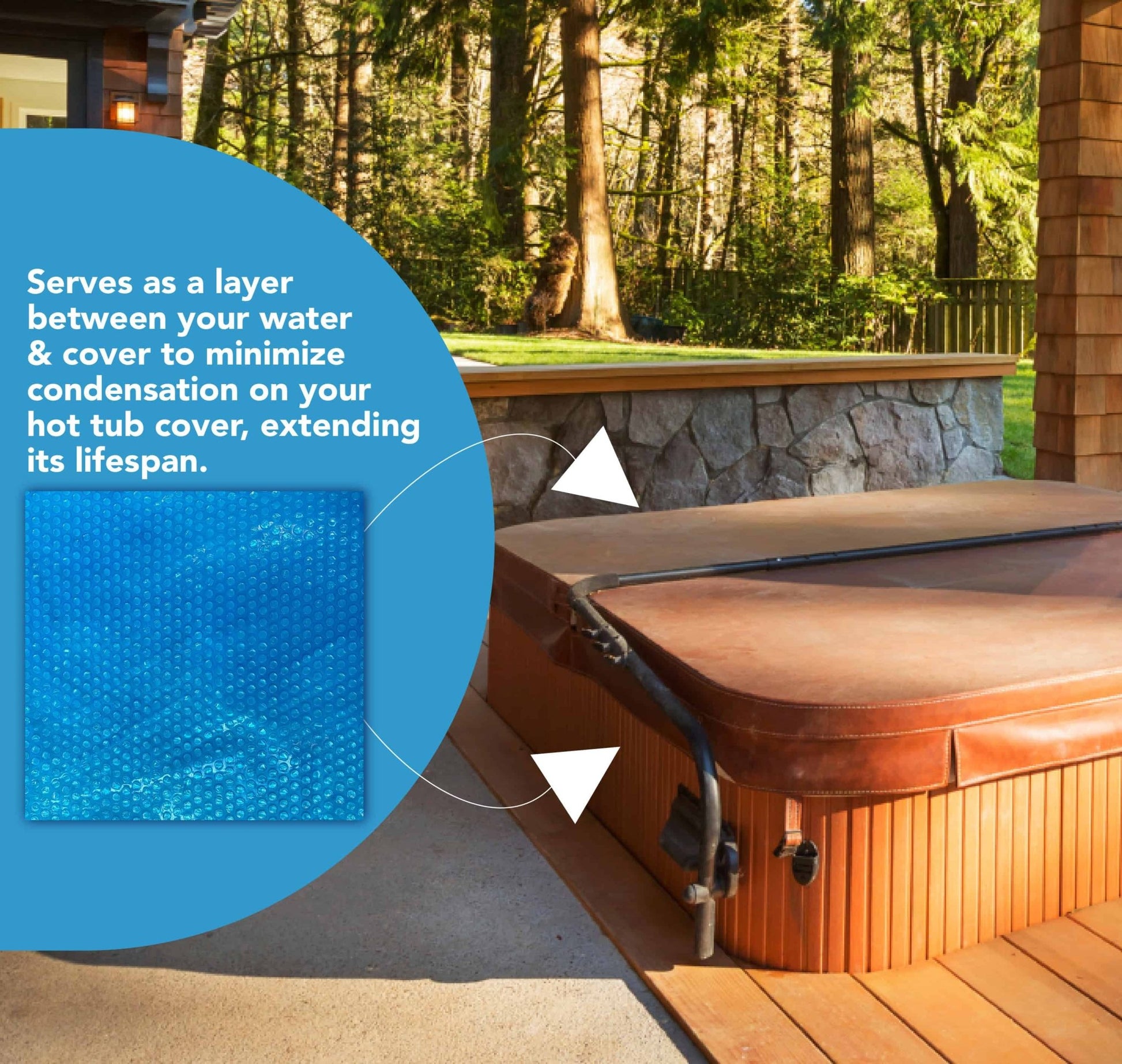 8' x 8' Solar Blanket, for Spa - interpools
